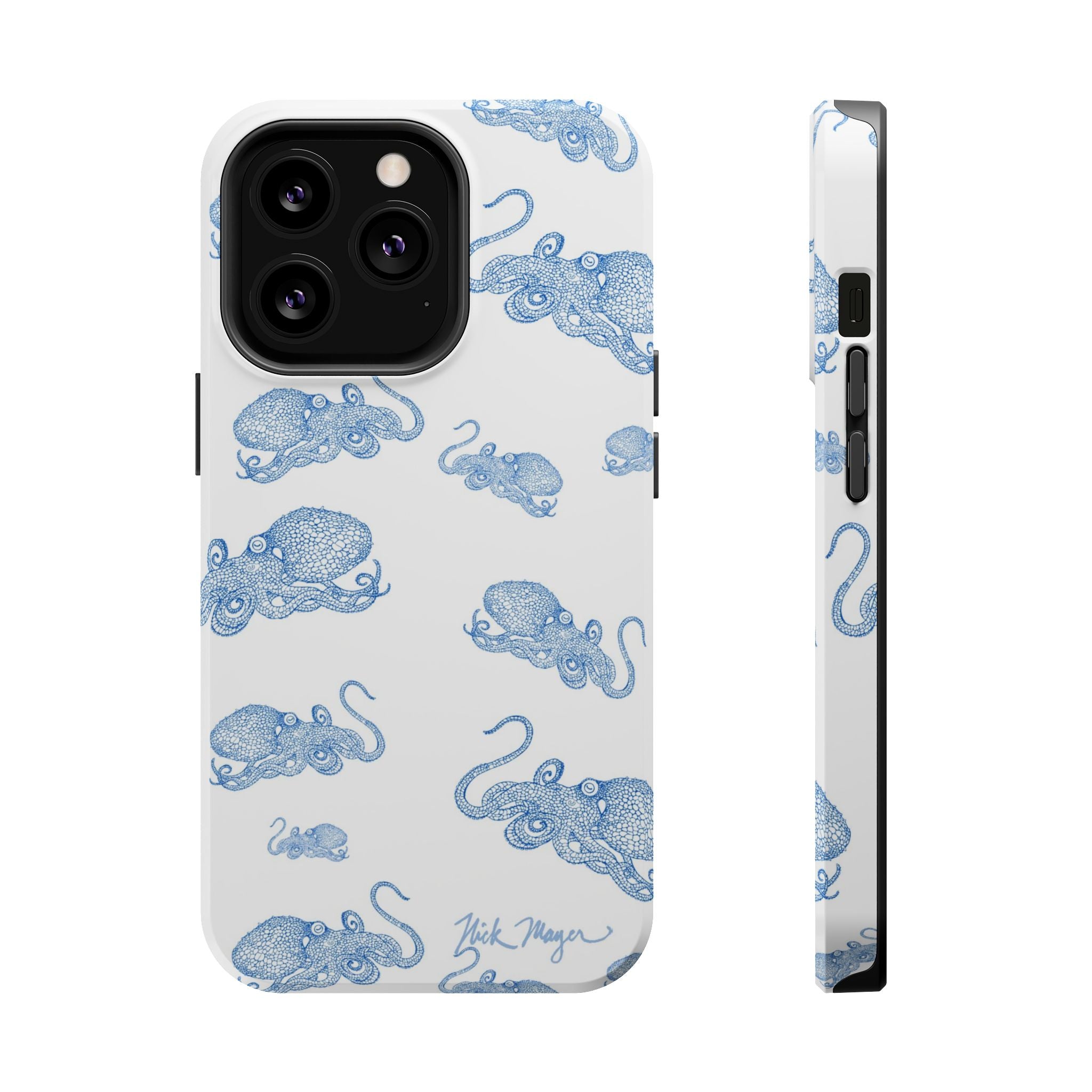 Blue Octopus 2 MagSafe iPhone Case