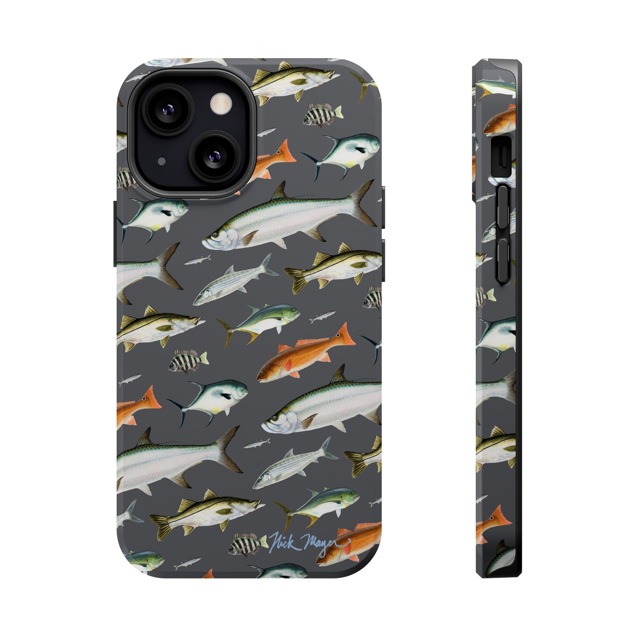 NEW Southern Fish Grey MagSafe iPhone Case