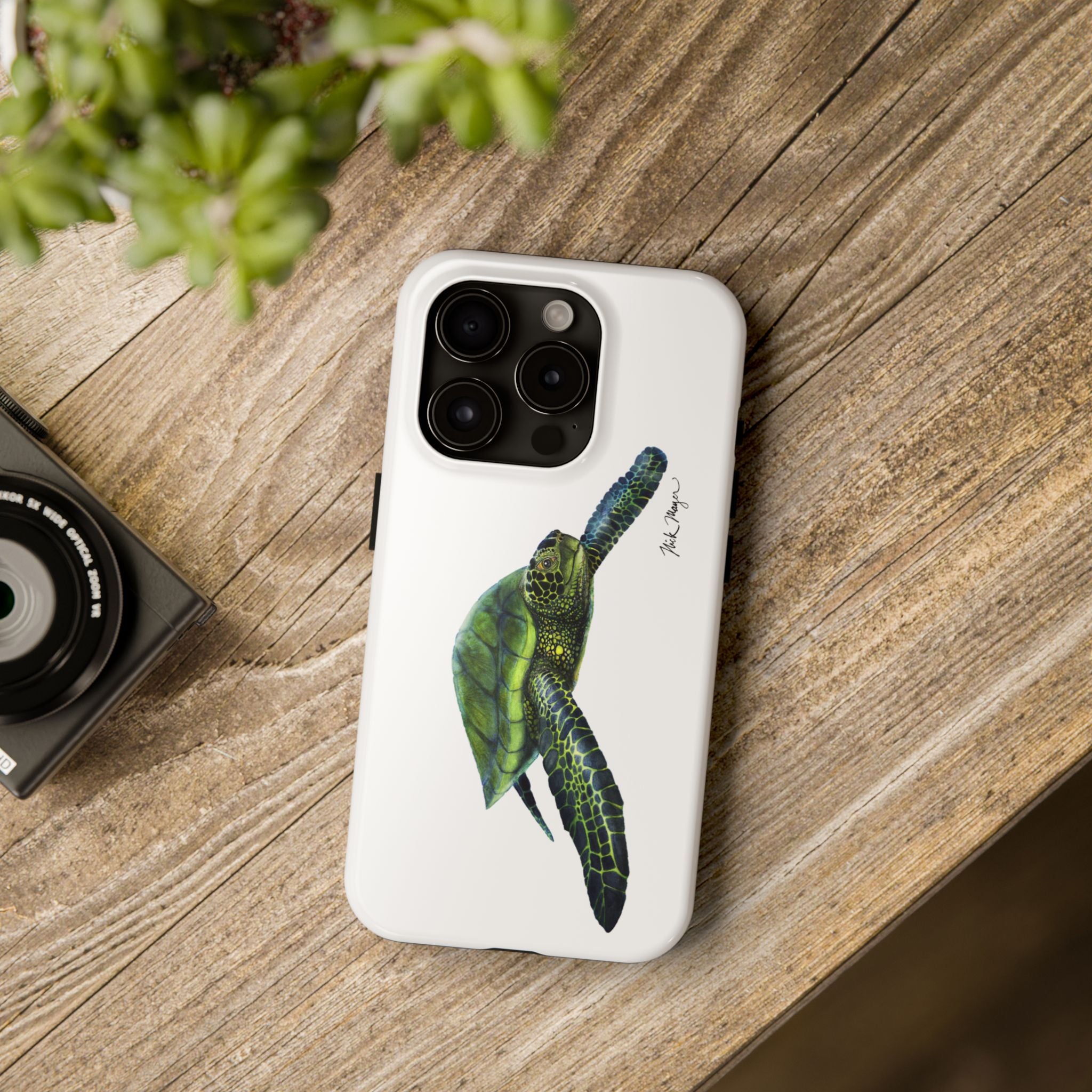 Green Sea Turtle Phone Case (iPhone)
