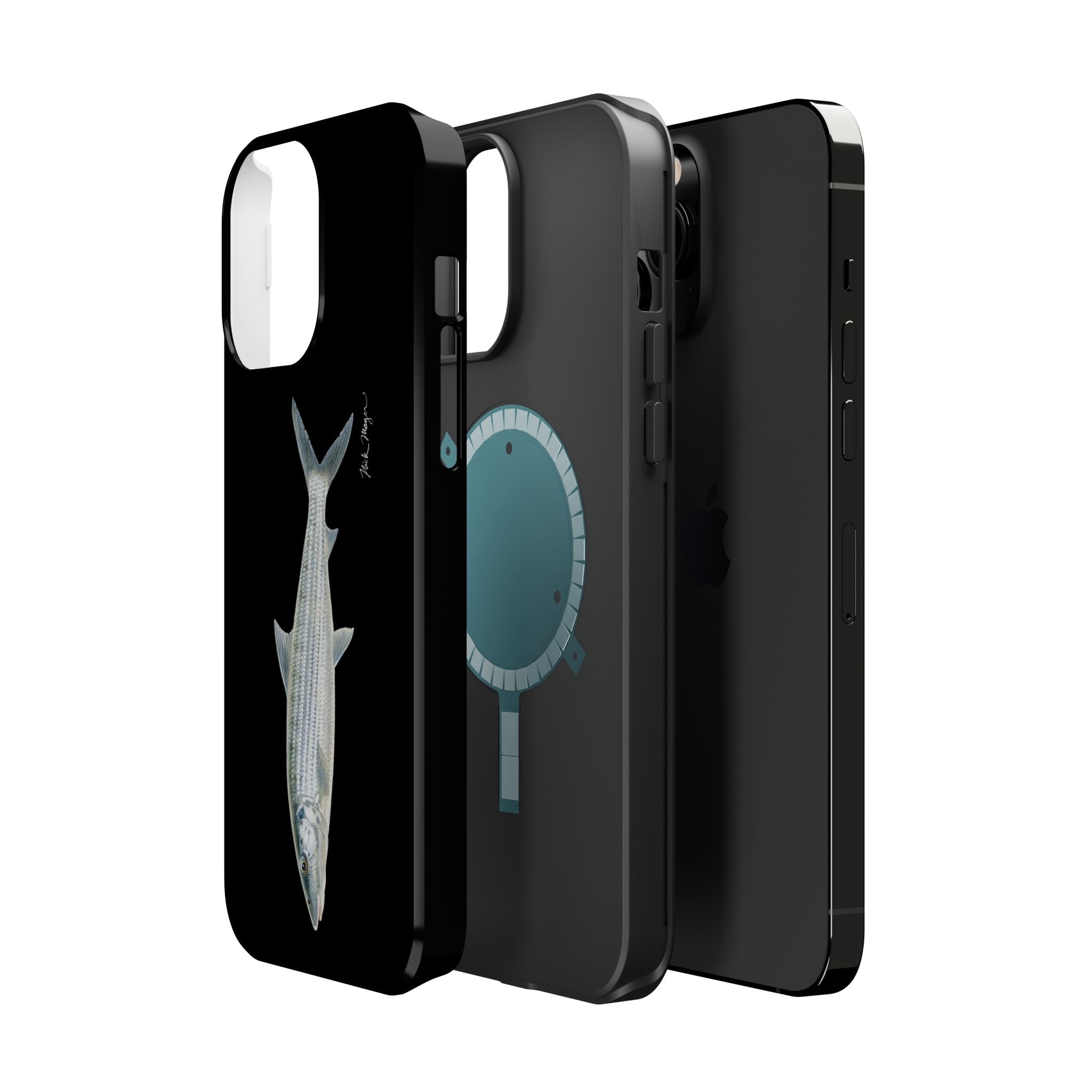Bonefish MagSafe Black iPhone Case
