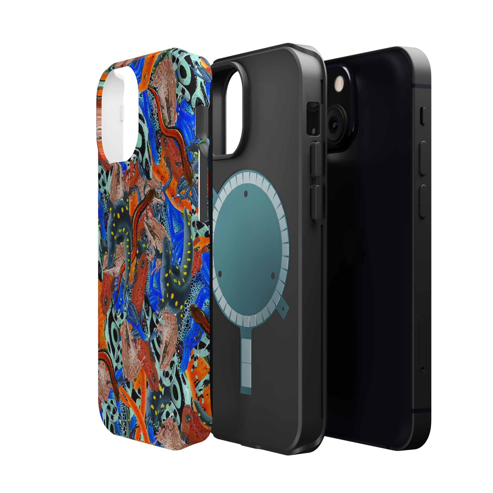 NEW Frogs and Salamanders MagSafe iPhone Case