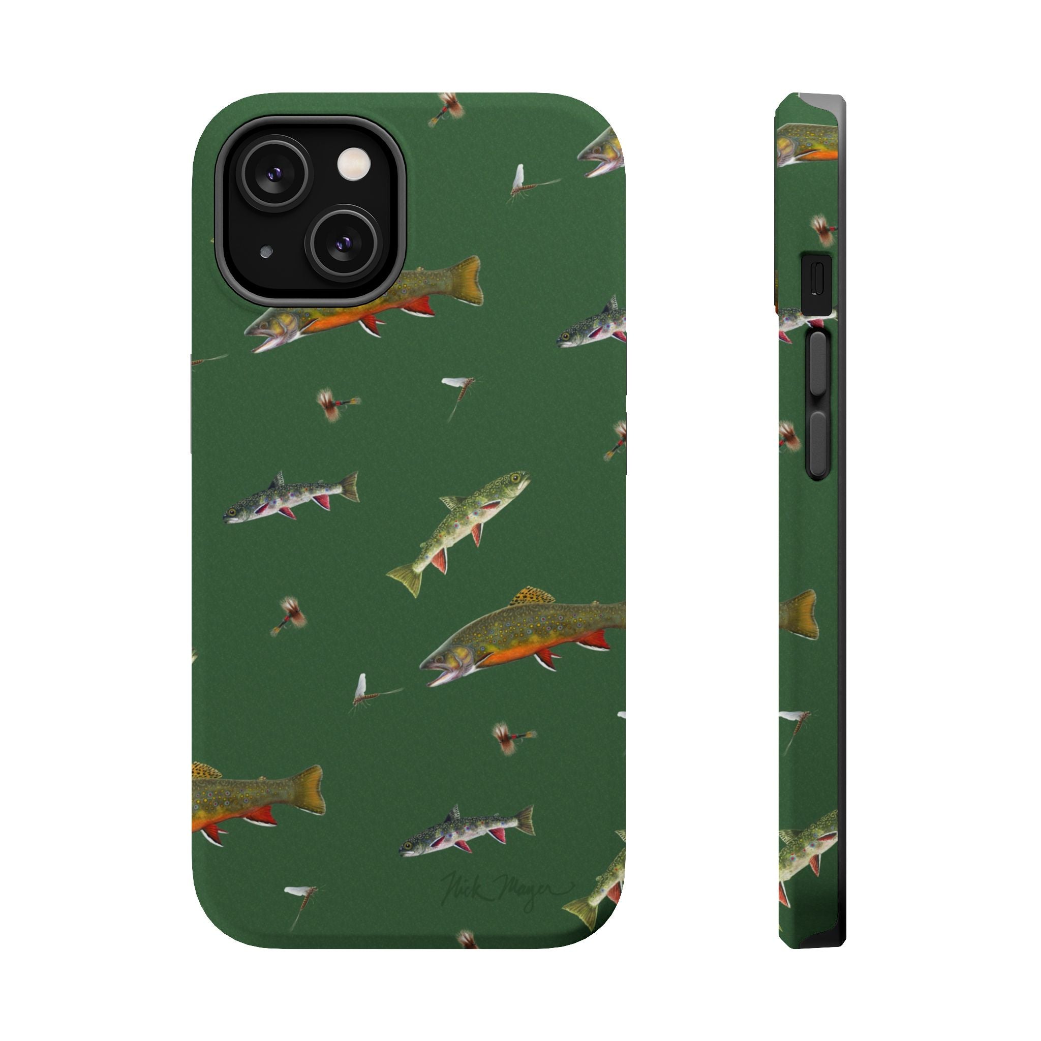 Trout and Flies MagSafe iPhone Case