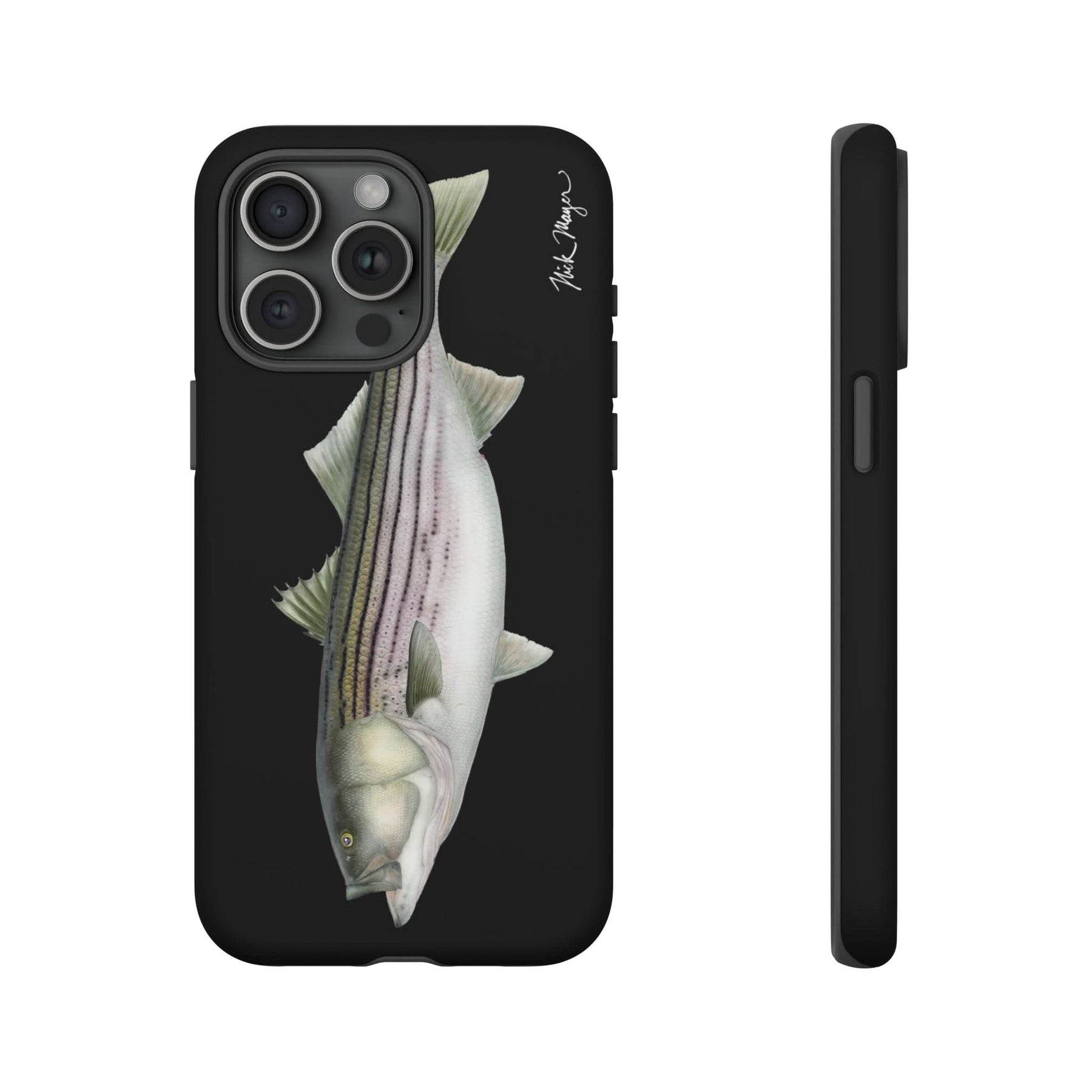 30lb Striper Black iPhone 15 Case