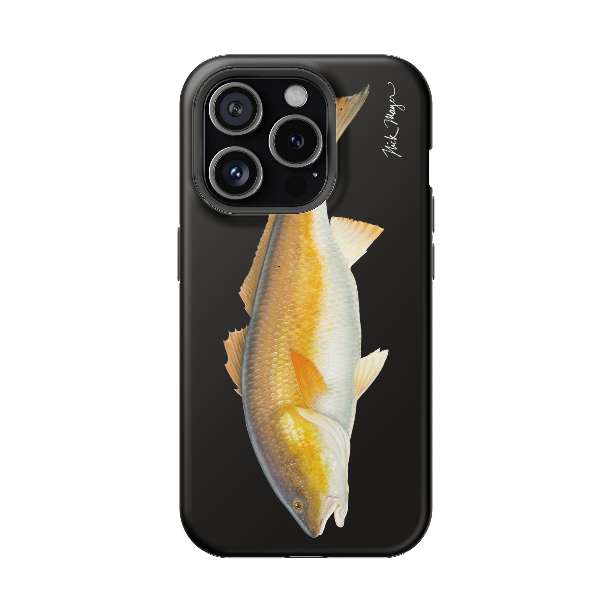 Bull Redfish MagSafe Black iPhone Case