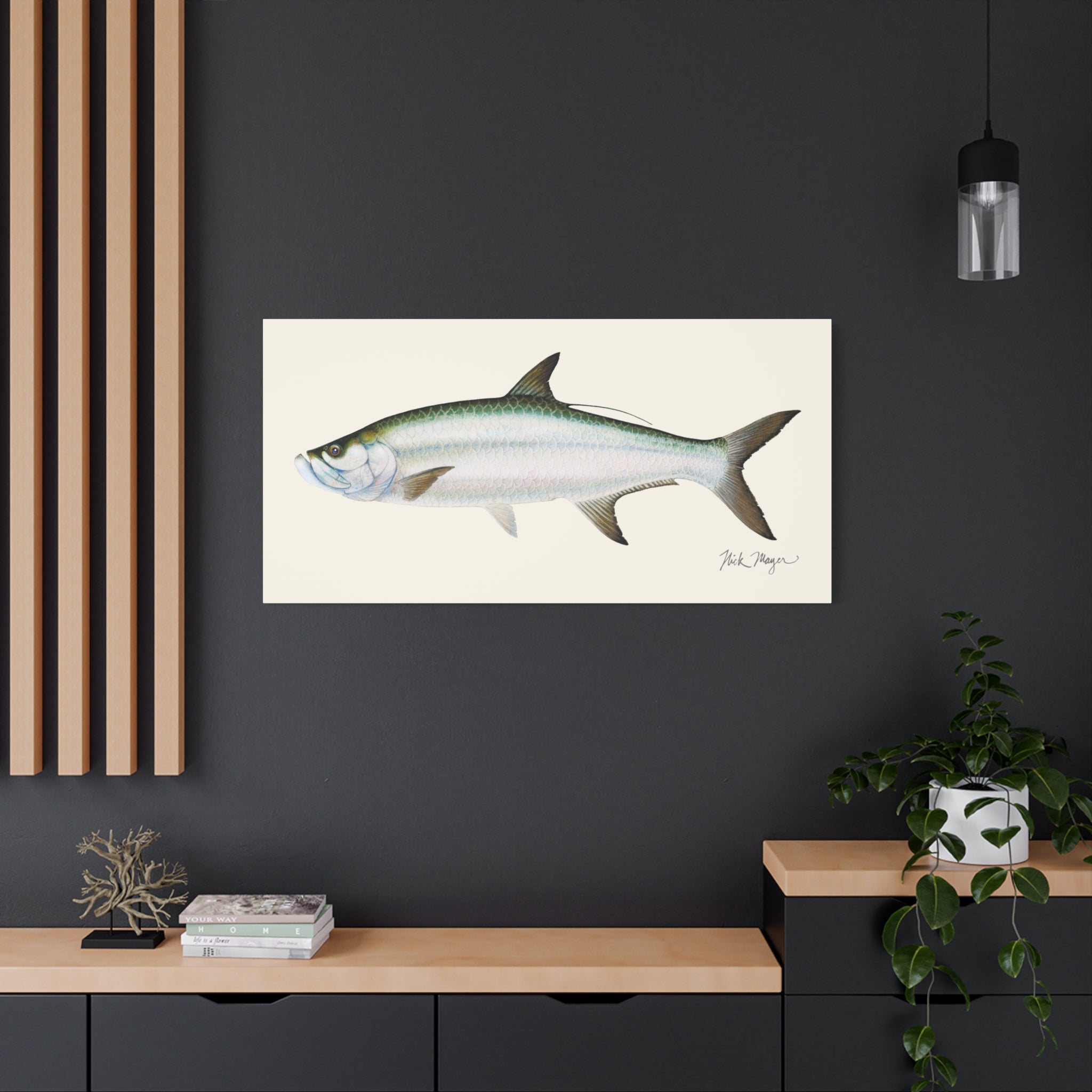Tarpon Canvas Print Printify