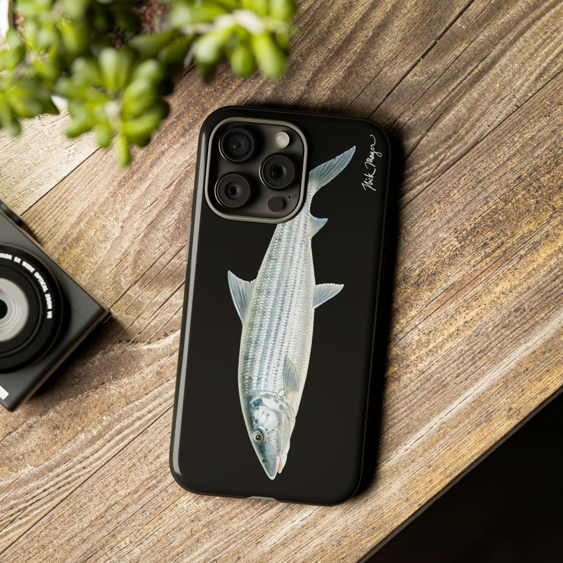 Bonefish Black iPhone 15 Case
