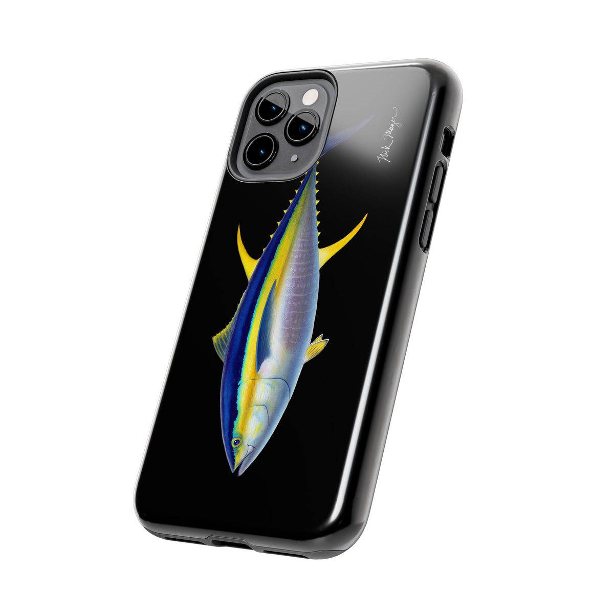 Yellowfin Tuna Black Phone Case (iPhone) Printify
