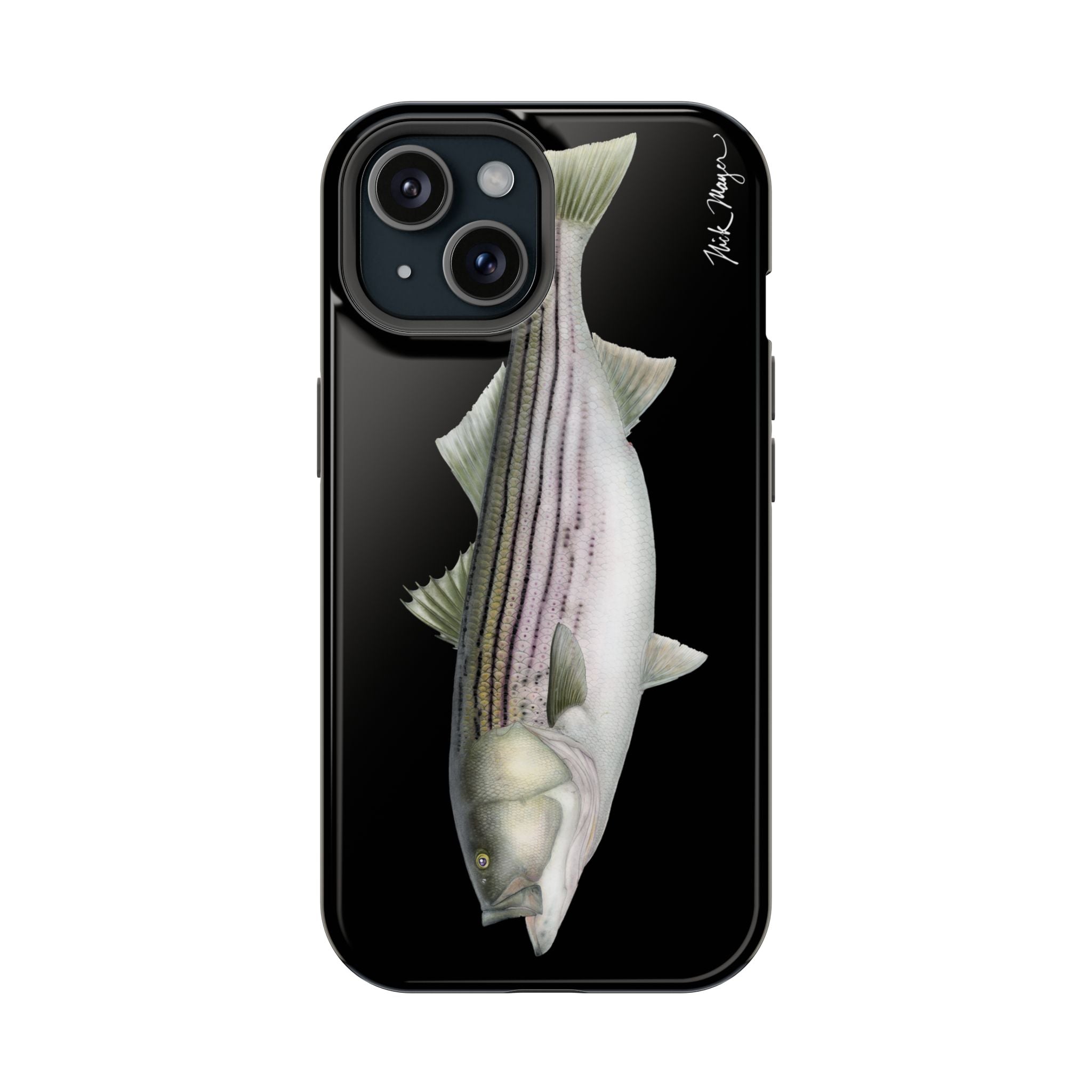 30 lb Striper MagSafe Black iPhone Case