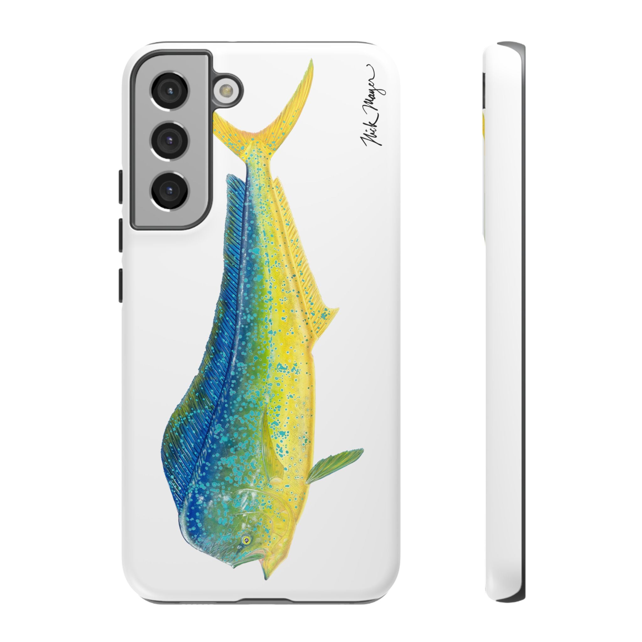 Bull Mahi White Phone Case (Samsung)