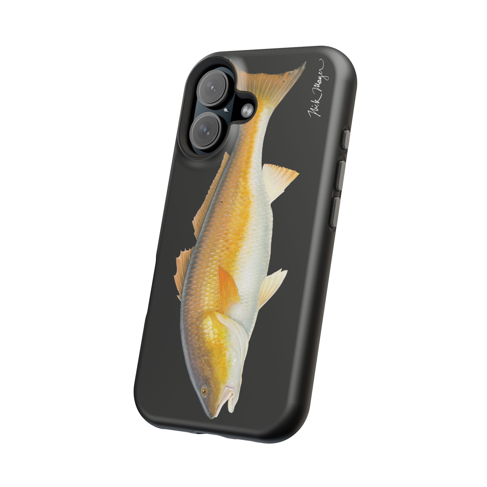 Bull Redfish MagSafe Black iPhone Case
