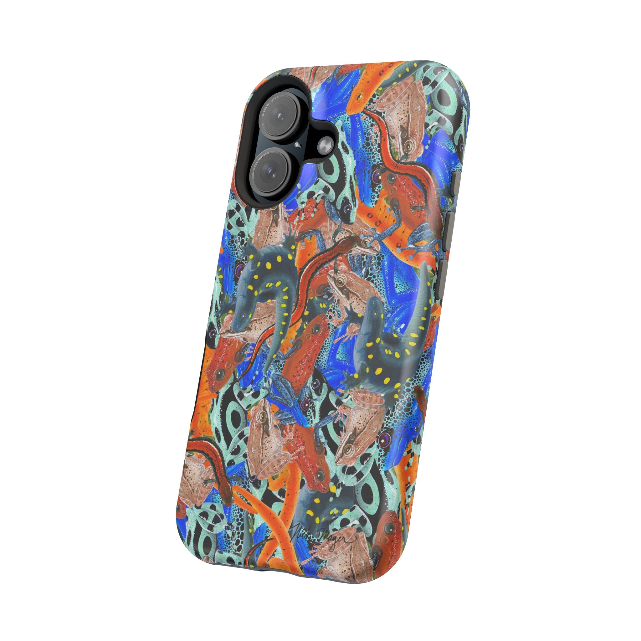 NEW Frogs and Salamanders MagSafe iPhone Case