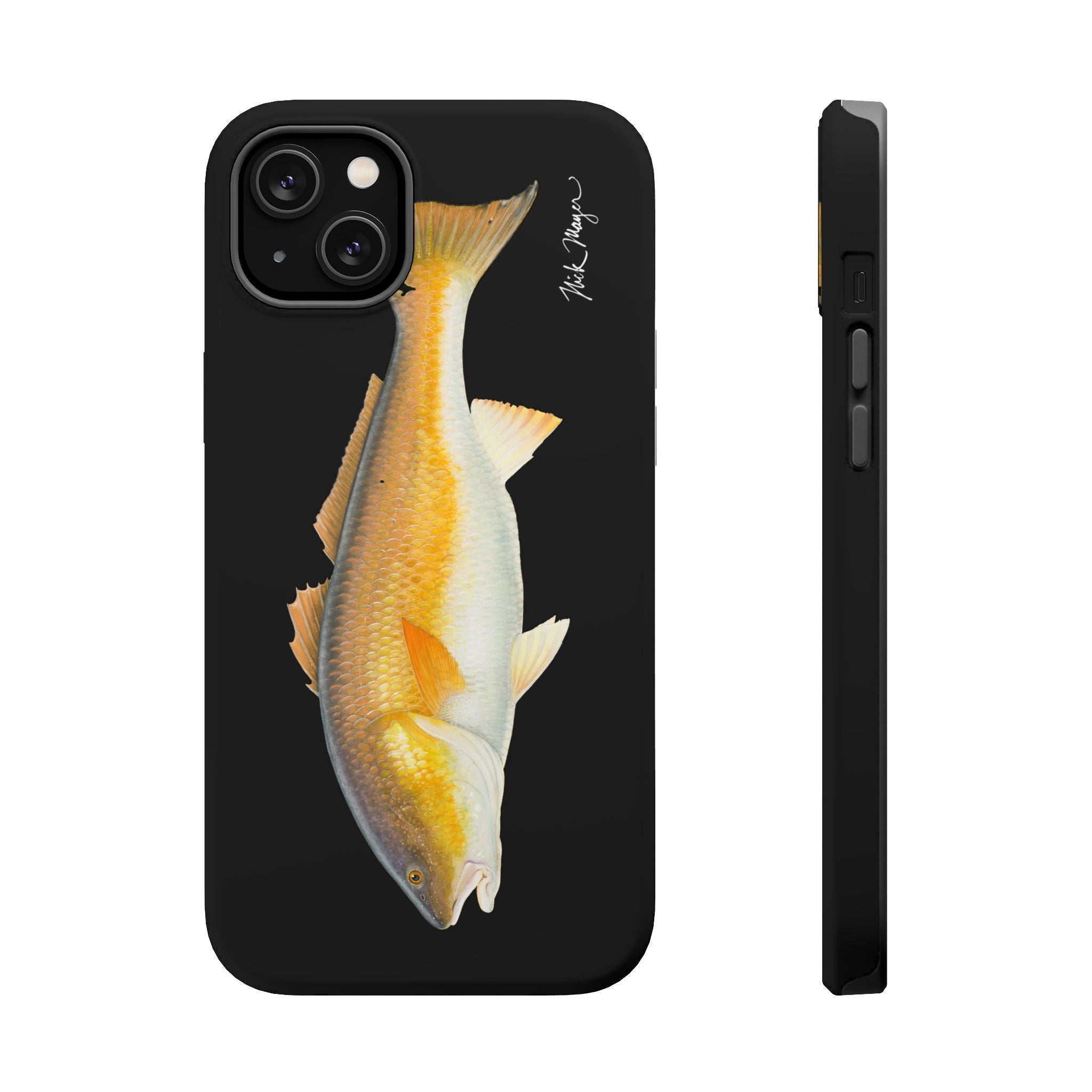 Bull Redfish MagSafe Black iPhone Case