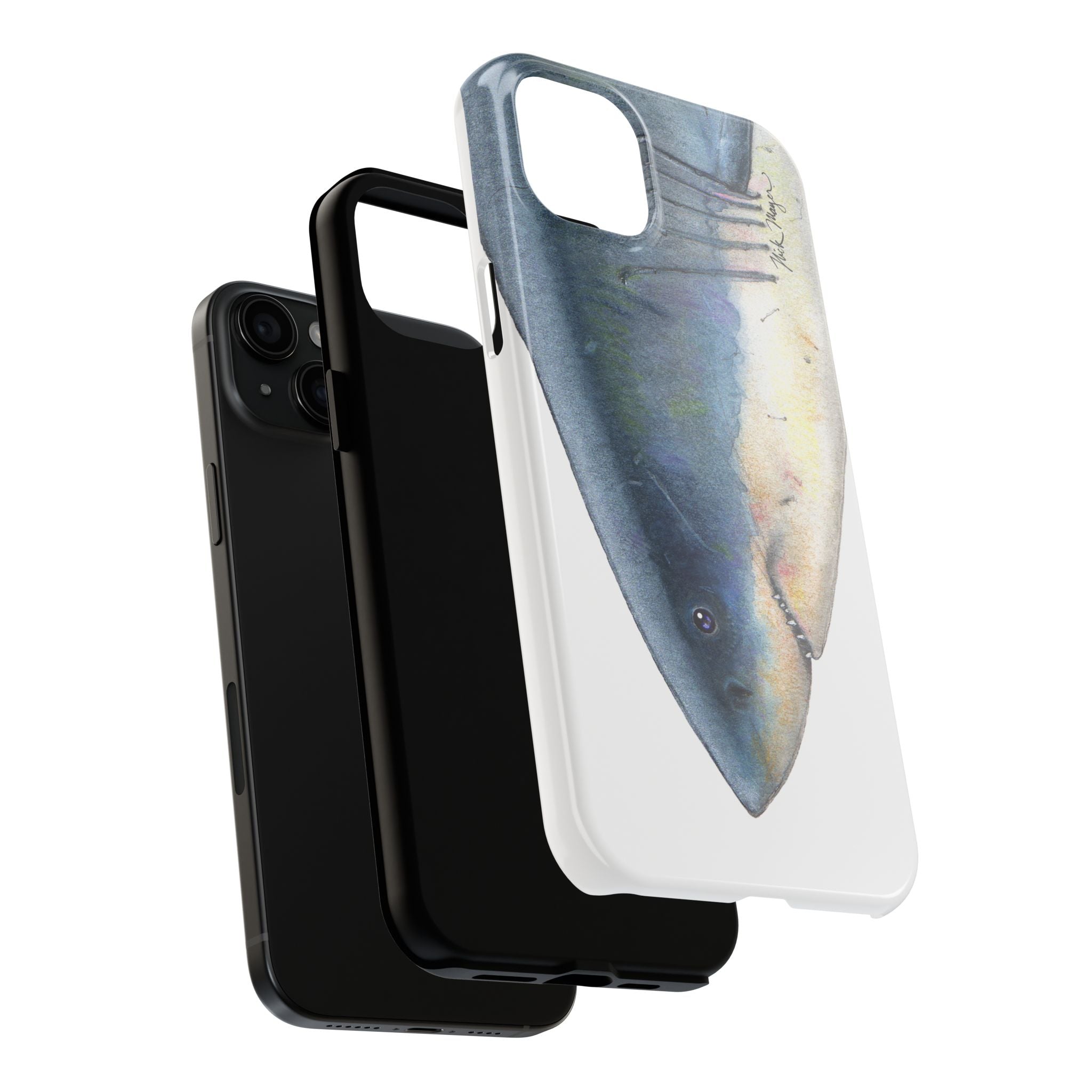 Great White Shark Face Phone Case (iPhone)