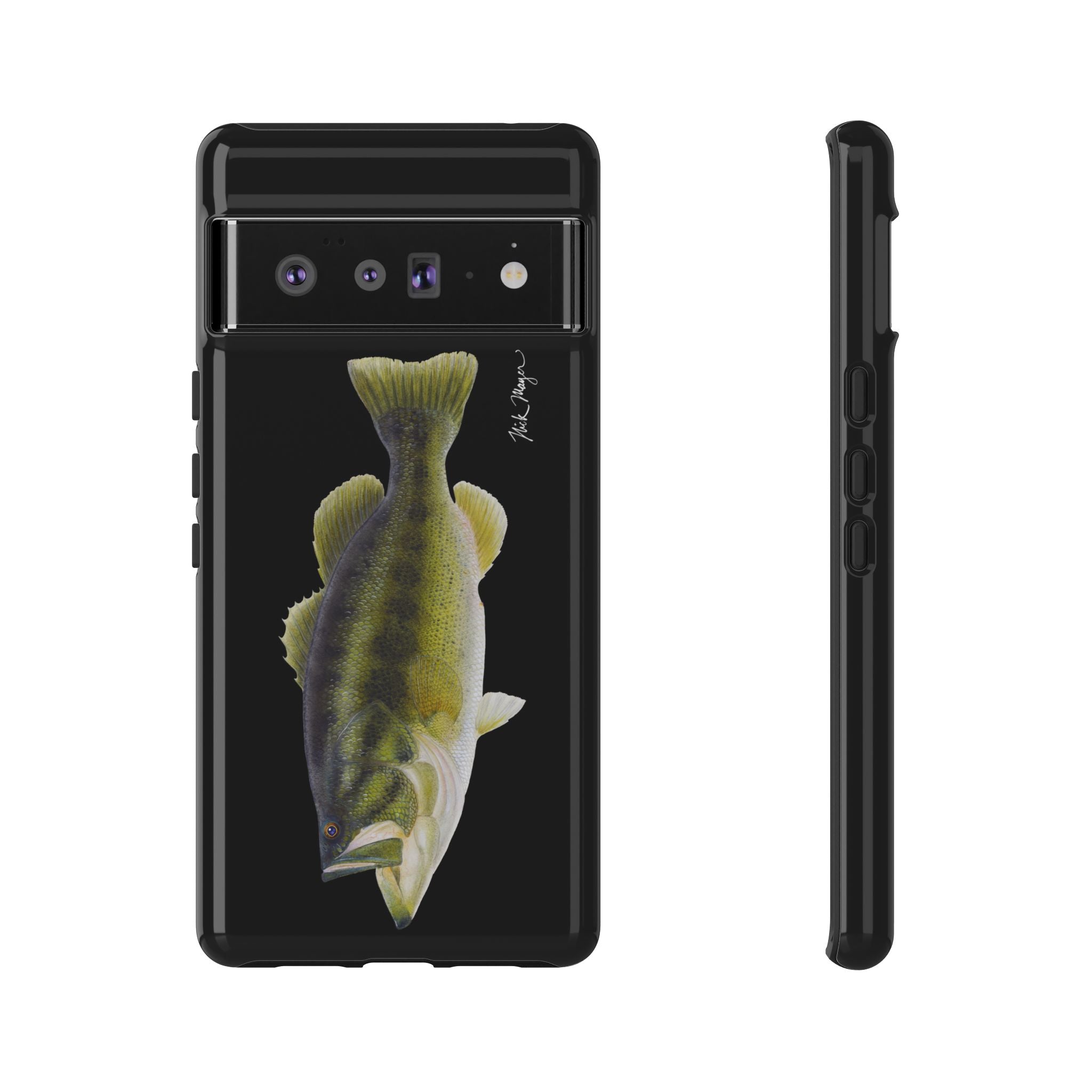 Largemouth Bass Black Phone Case (Samsung)