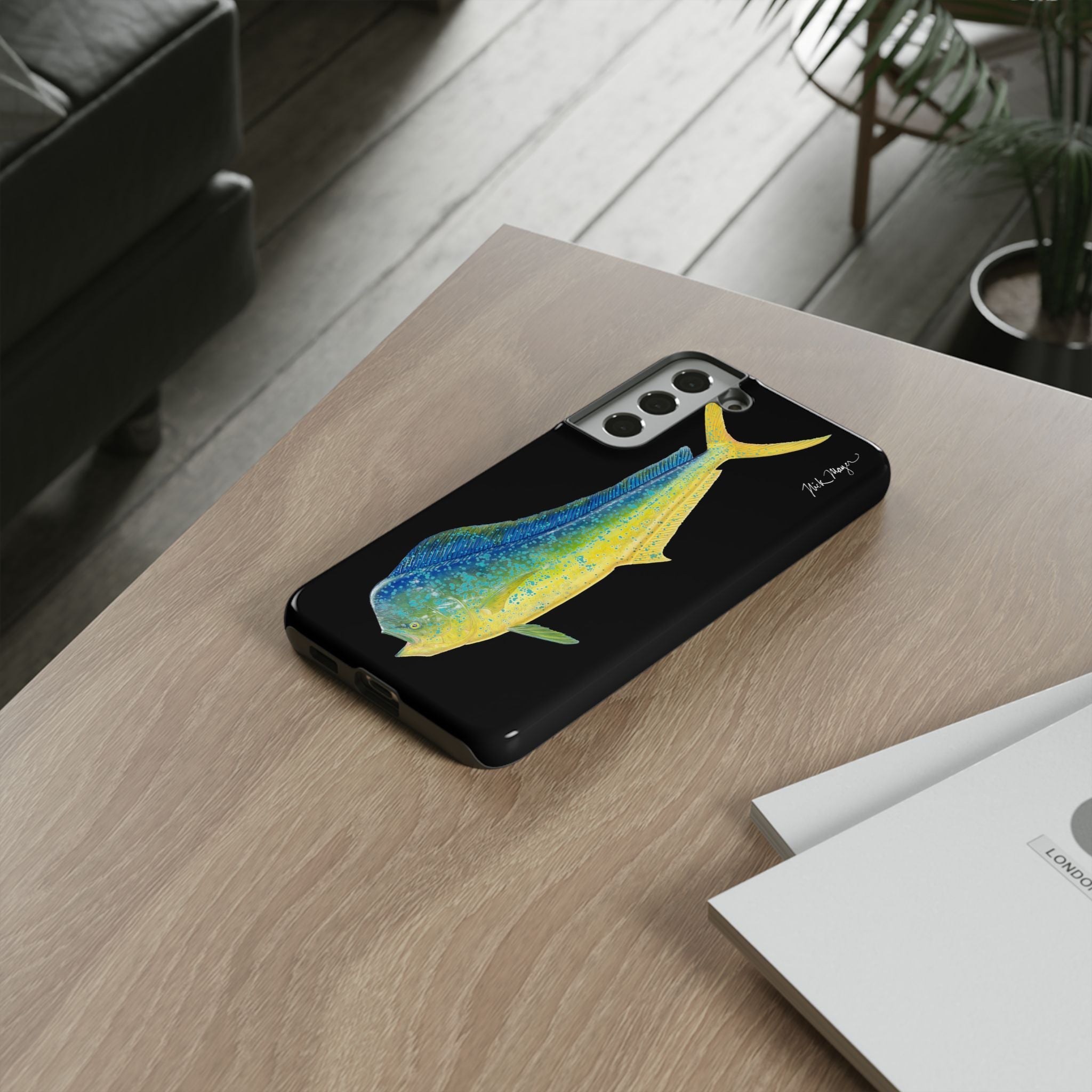Bull Mahi Black Phone Case (Samsung)