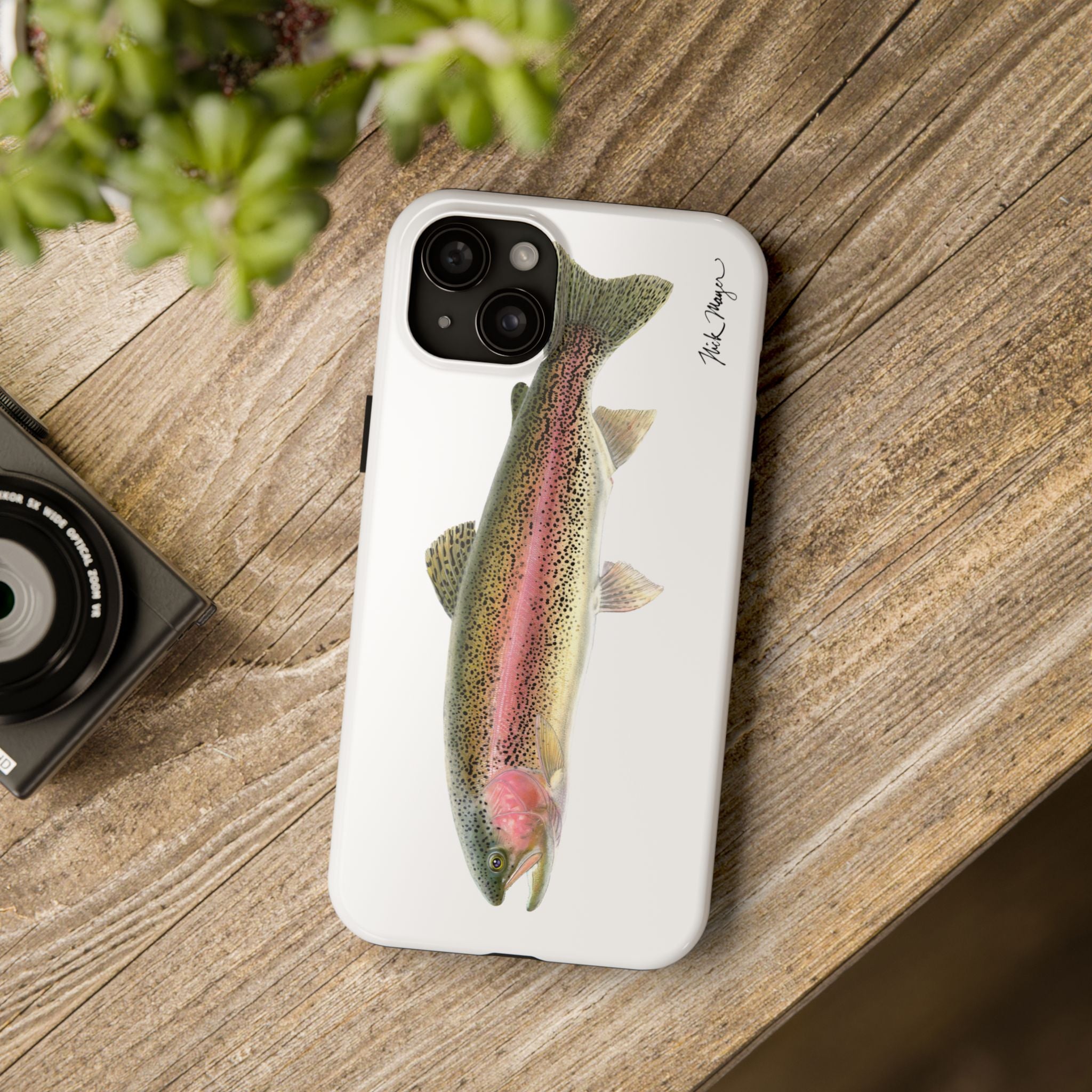 Rainbow Trout White Phone Case (iPhone)