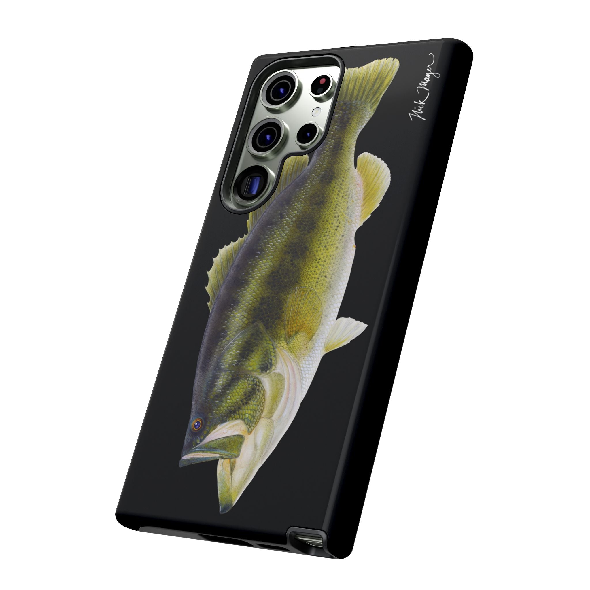 Largemouth Bass Black Phone Case (Samsung)
