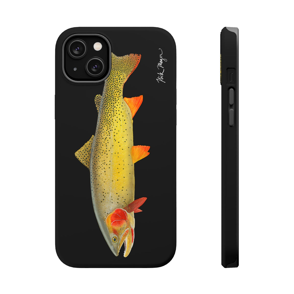 Cutthroat Trout 1 Black MagSafe iPhone Case Printify