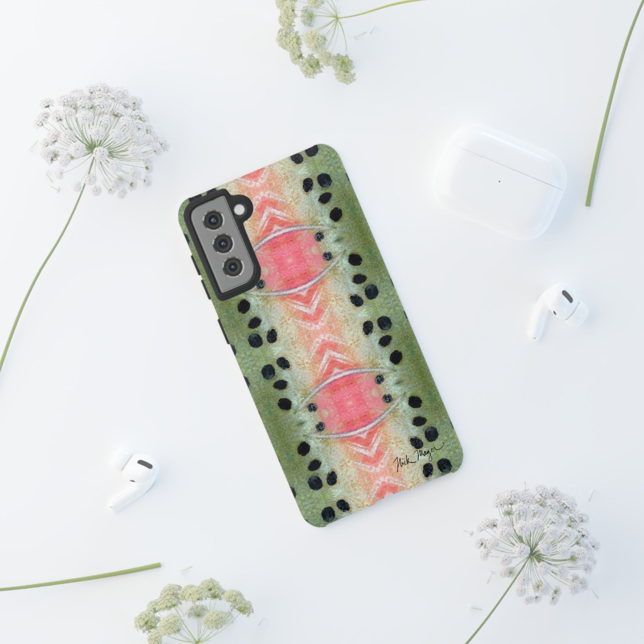 Rainbow Trout Pattern Phone Case (Samsung) Printify