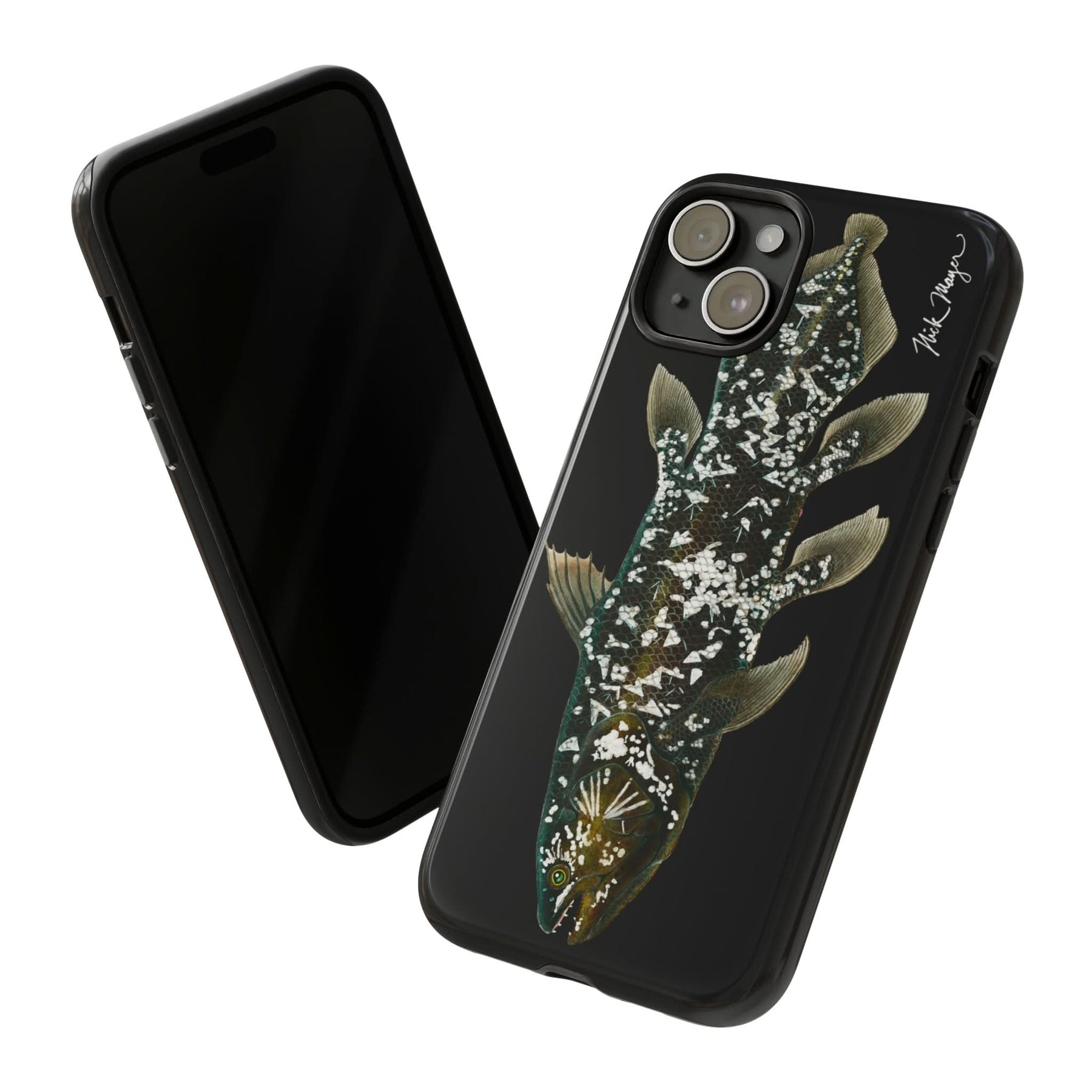 Coelacanth Black iPhone 15 Case