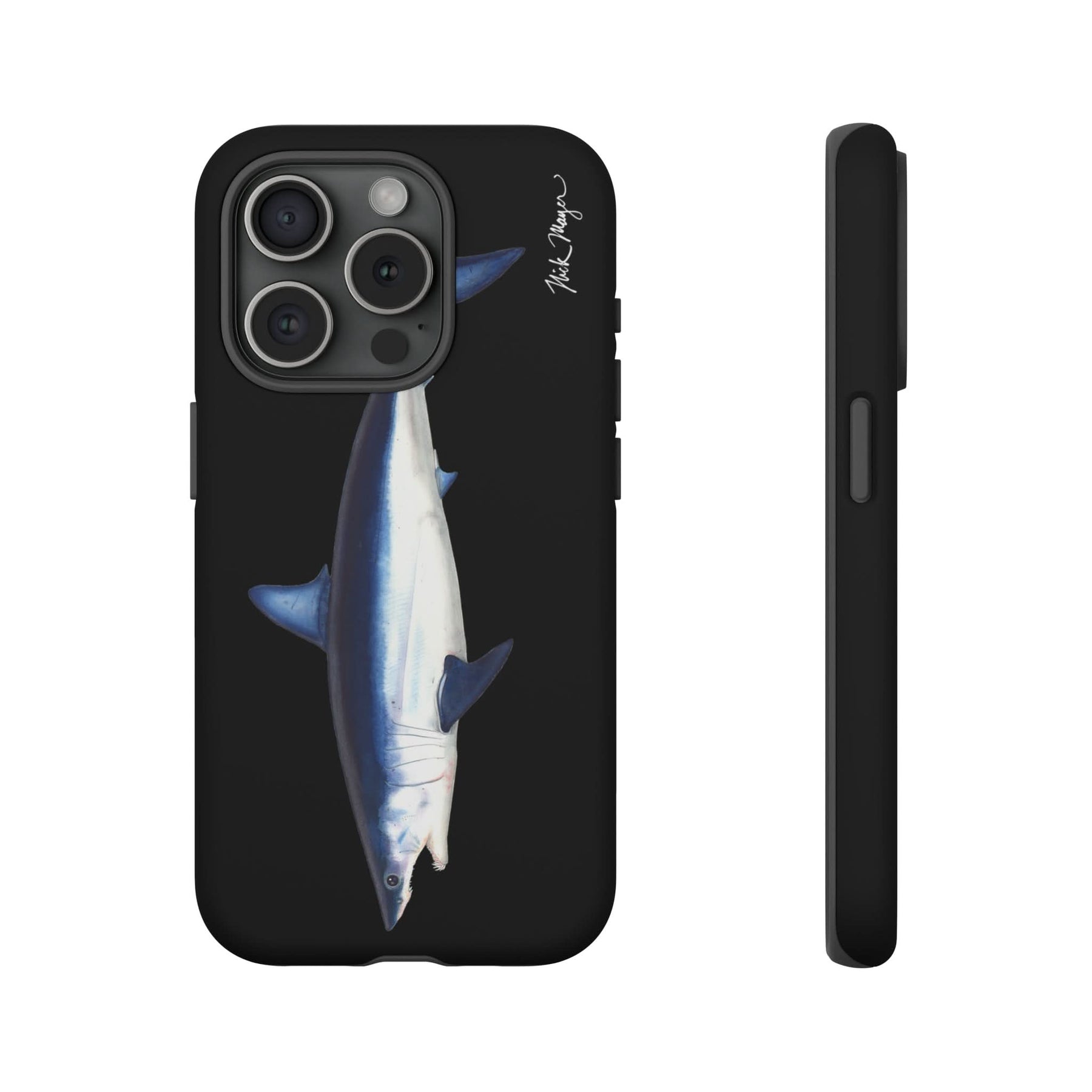 Mako Shark Black iPhone 15 Case