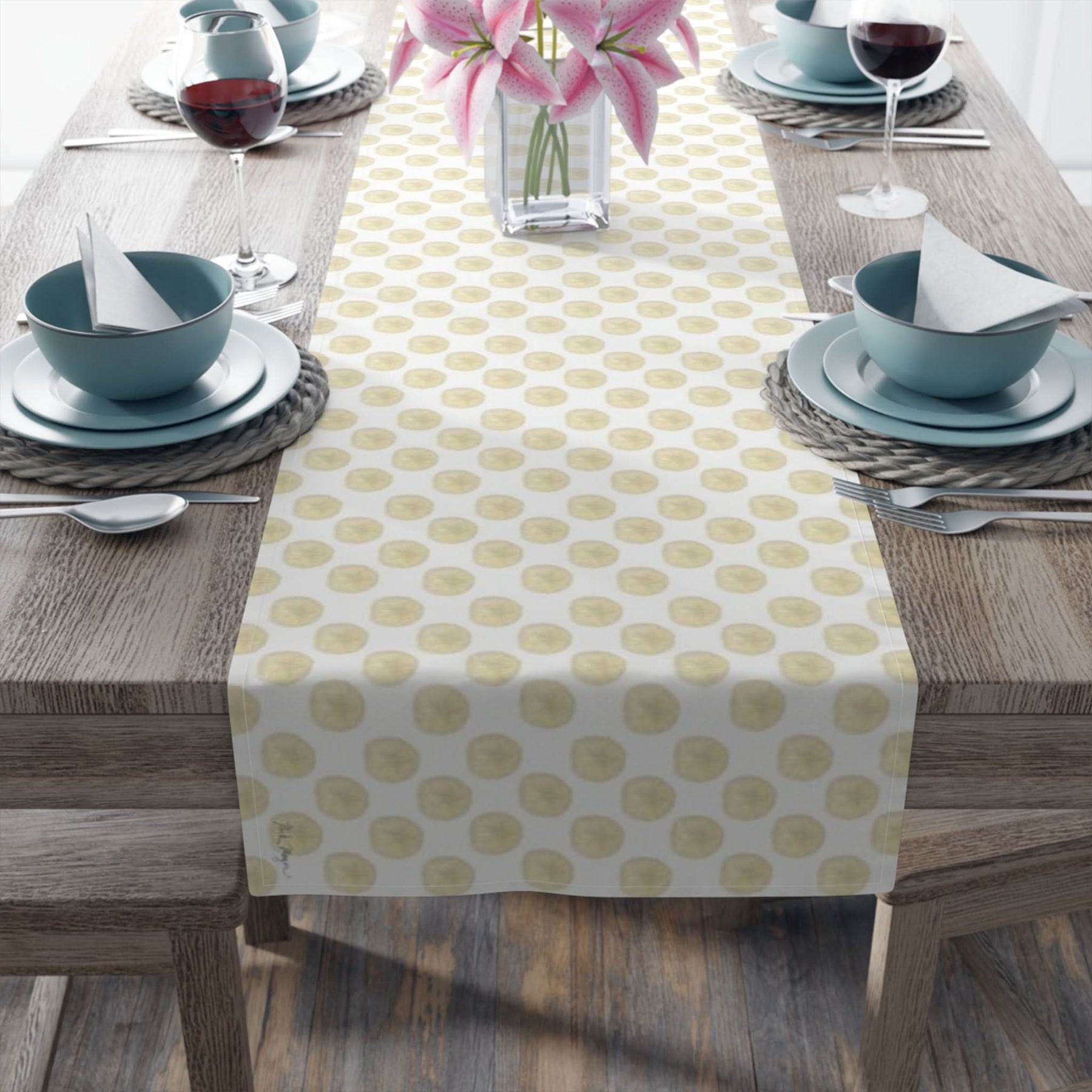 White Ferns Table Runner