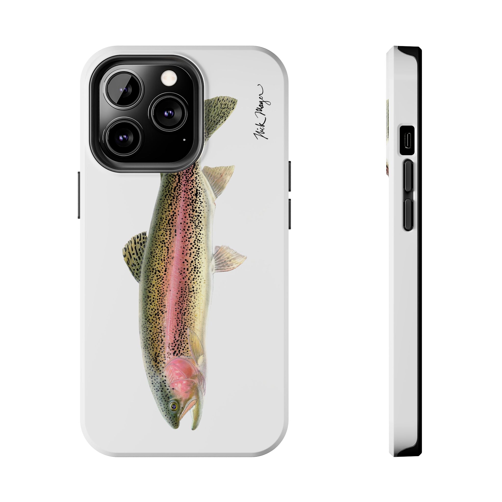 Rainbow Trout White Phone Case (iPhone)