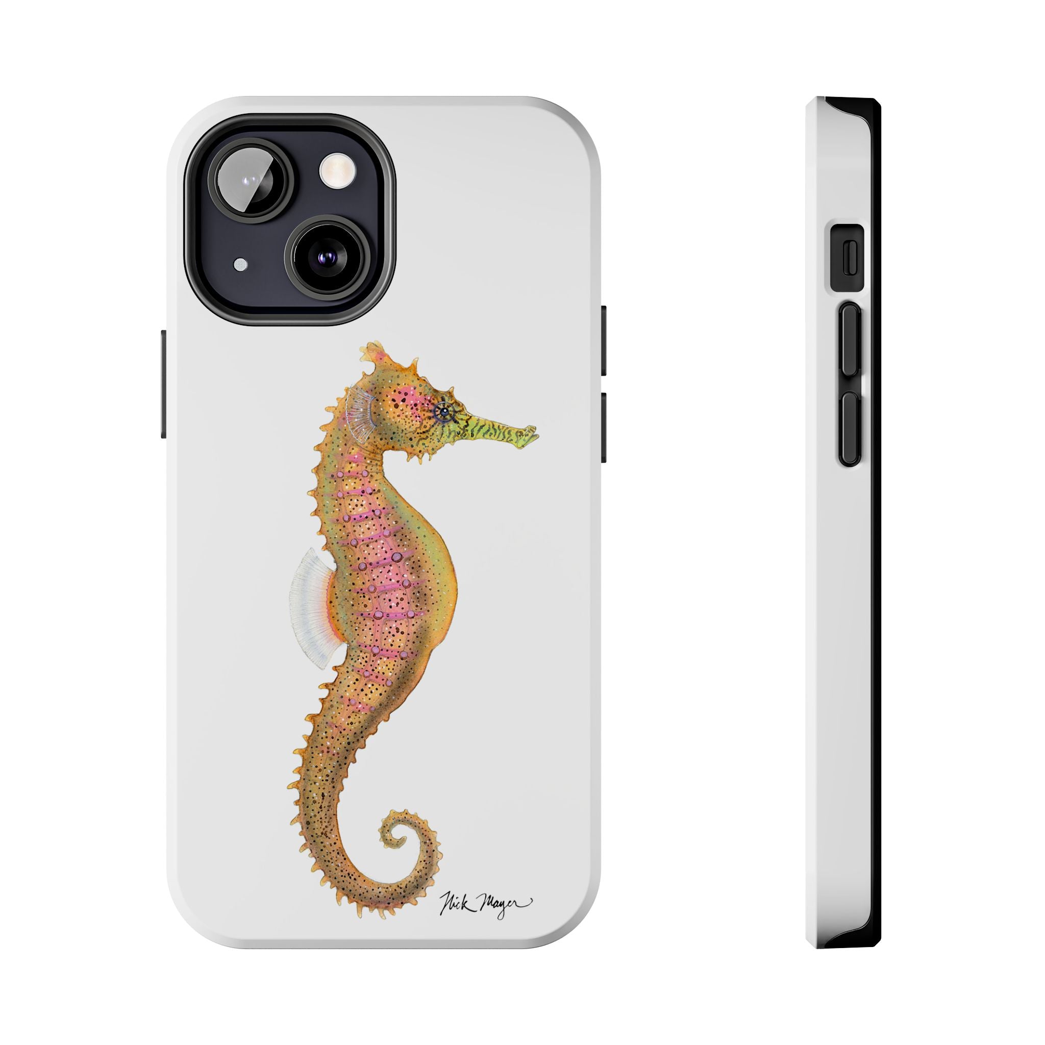 Pink Seahorse Phone Case (iPhone)