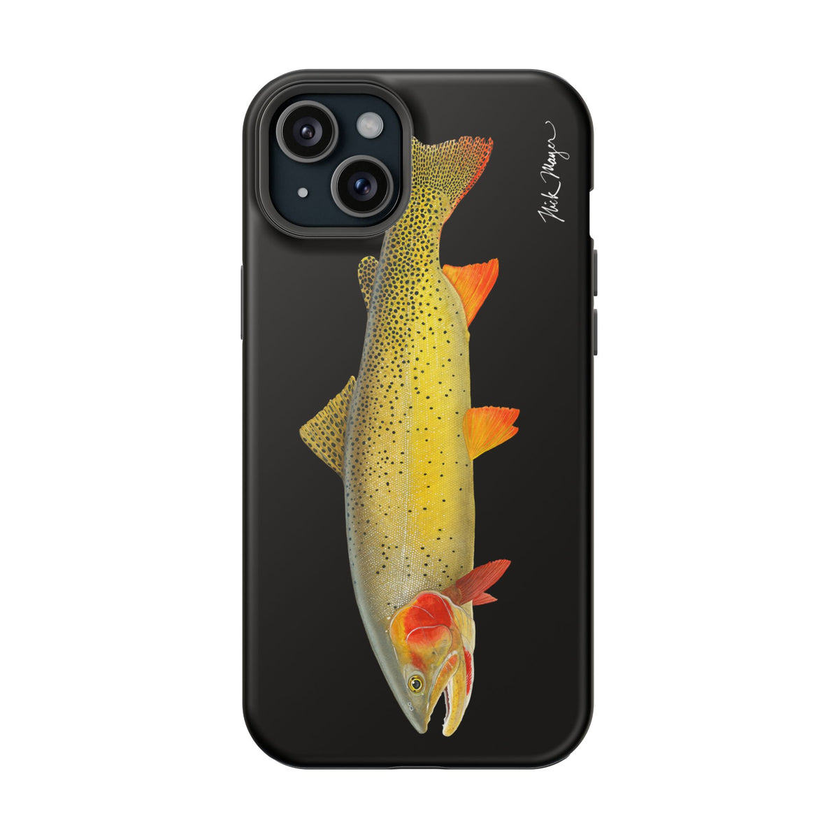 Cutthroat Trout 1 Black MagSafe iPhone Case Printify