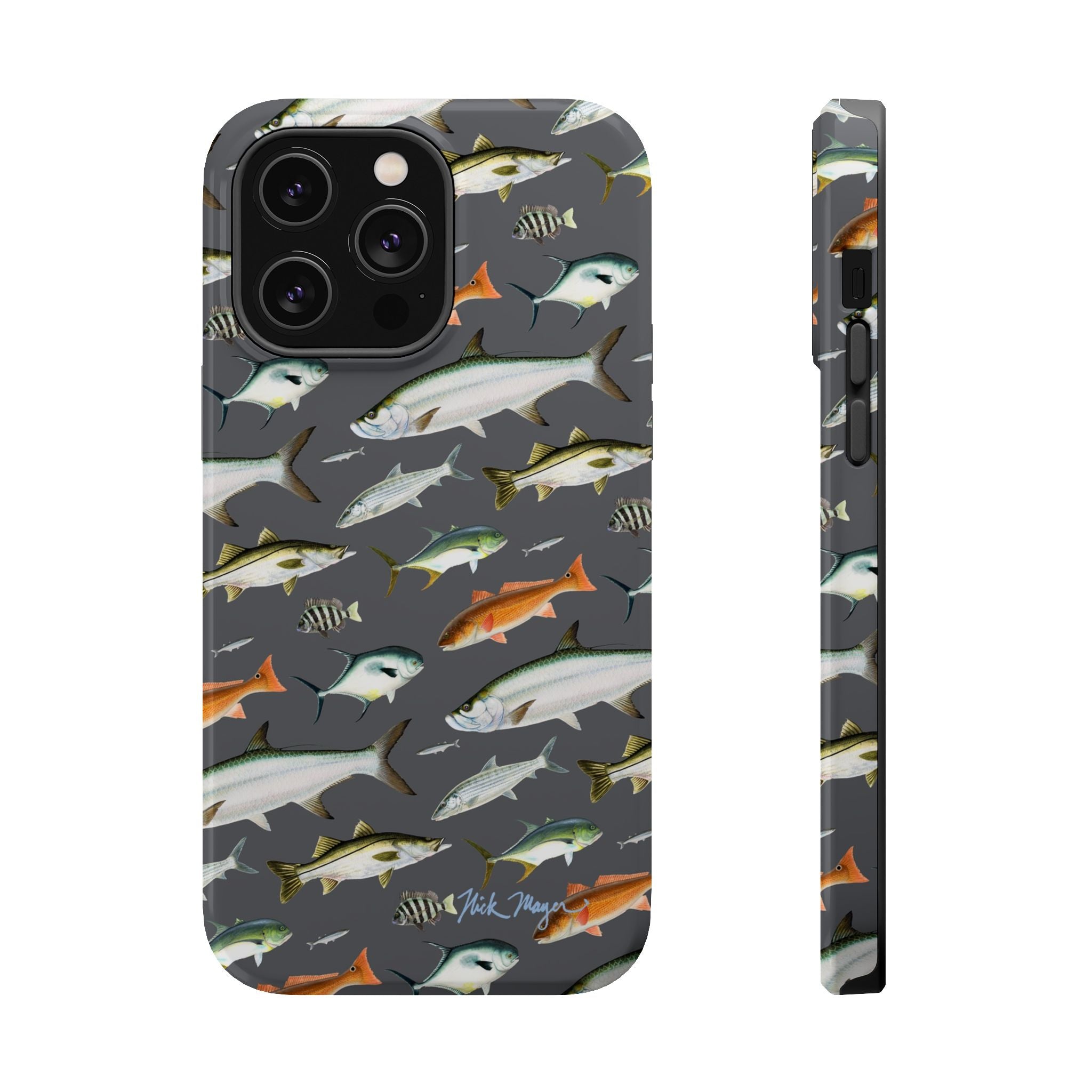 NEW Southern Fish Grey MagSafe iPhone Case