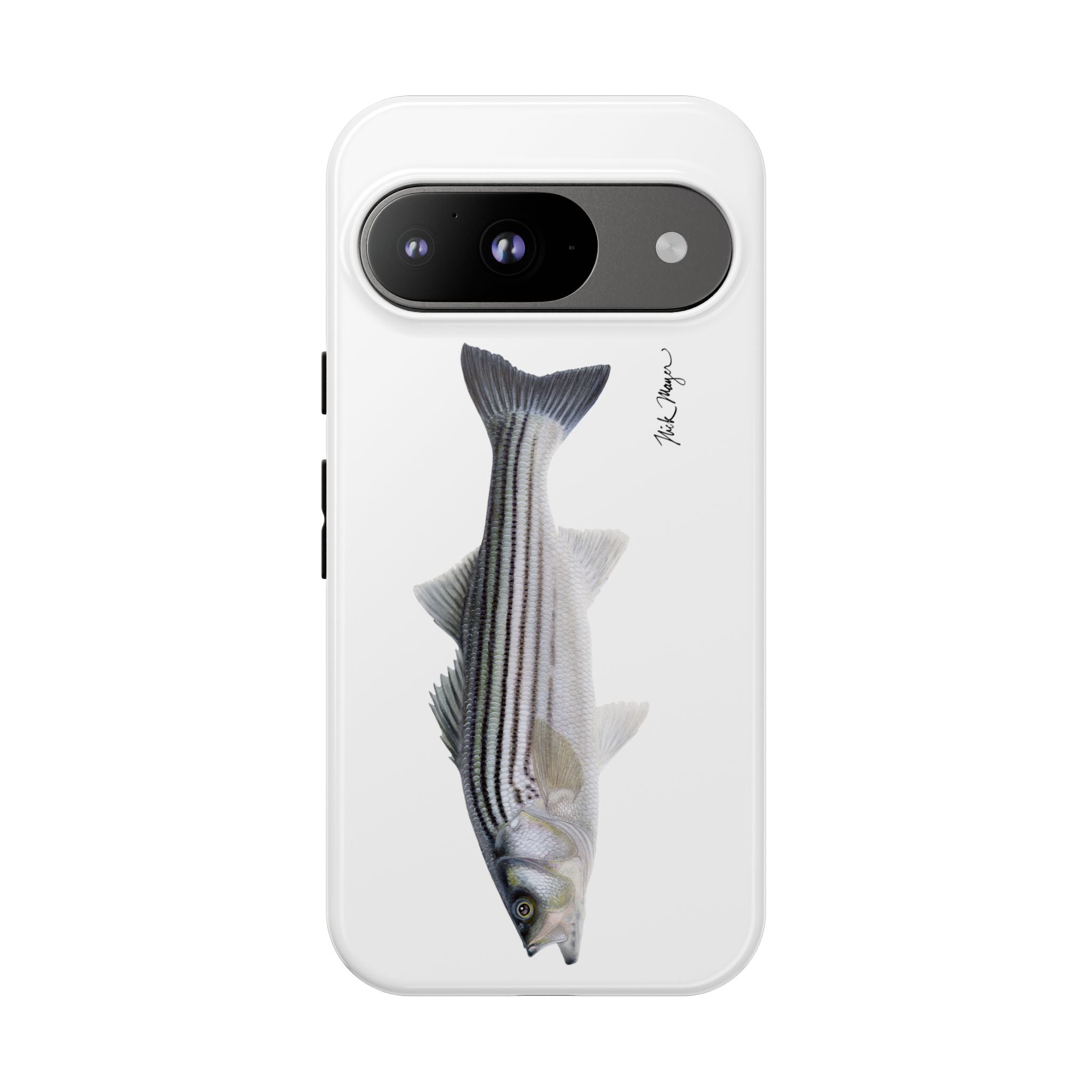 Schoolie Striper White Phone Case (Samsung) Printify