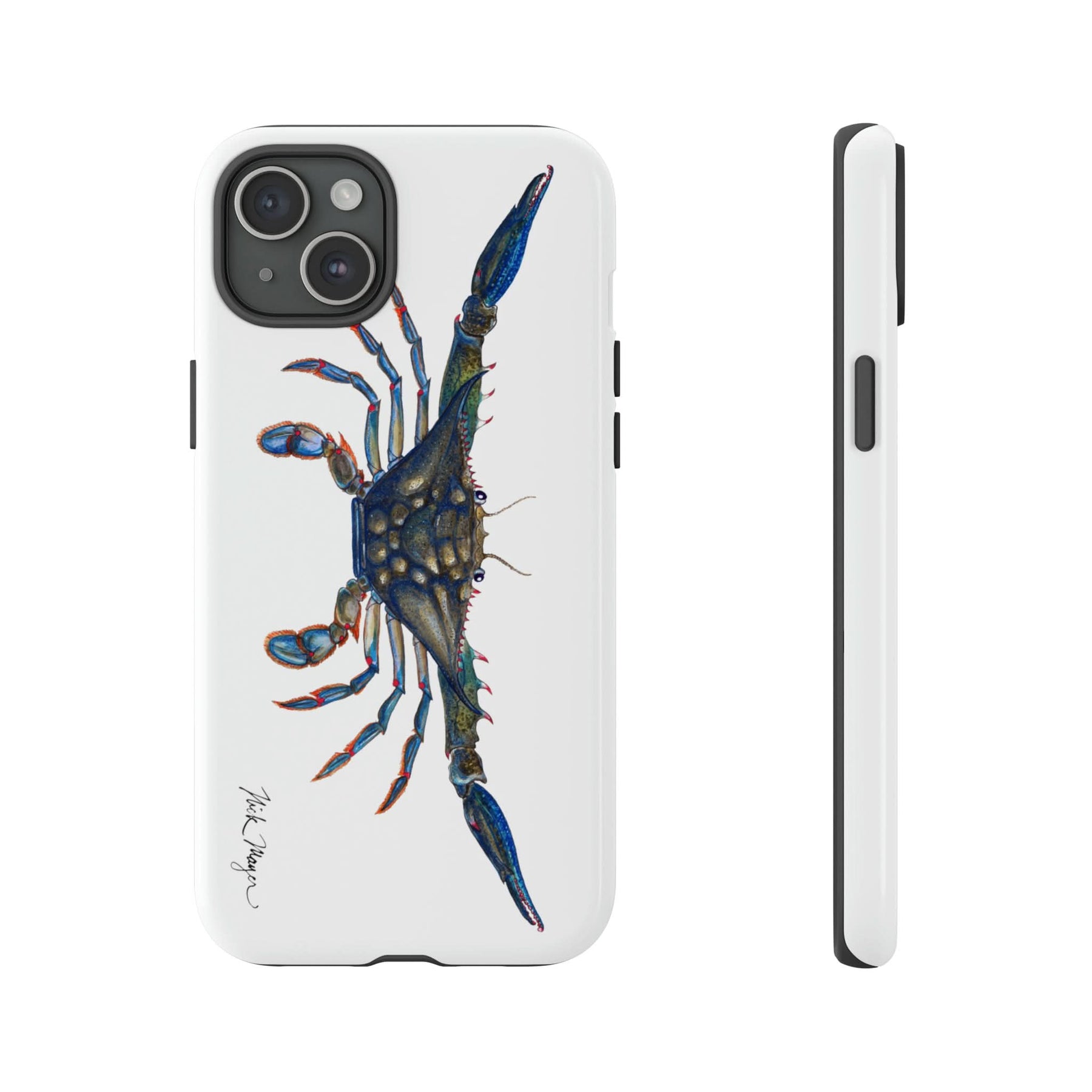Blue Crab iPhone 15 Case