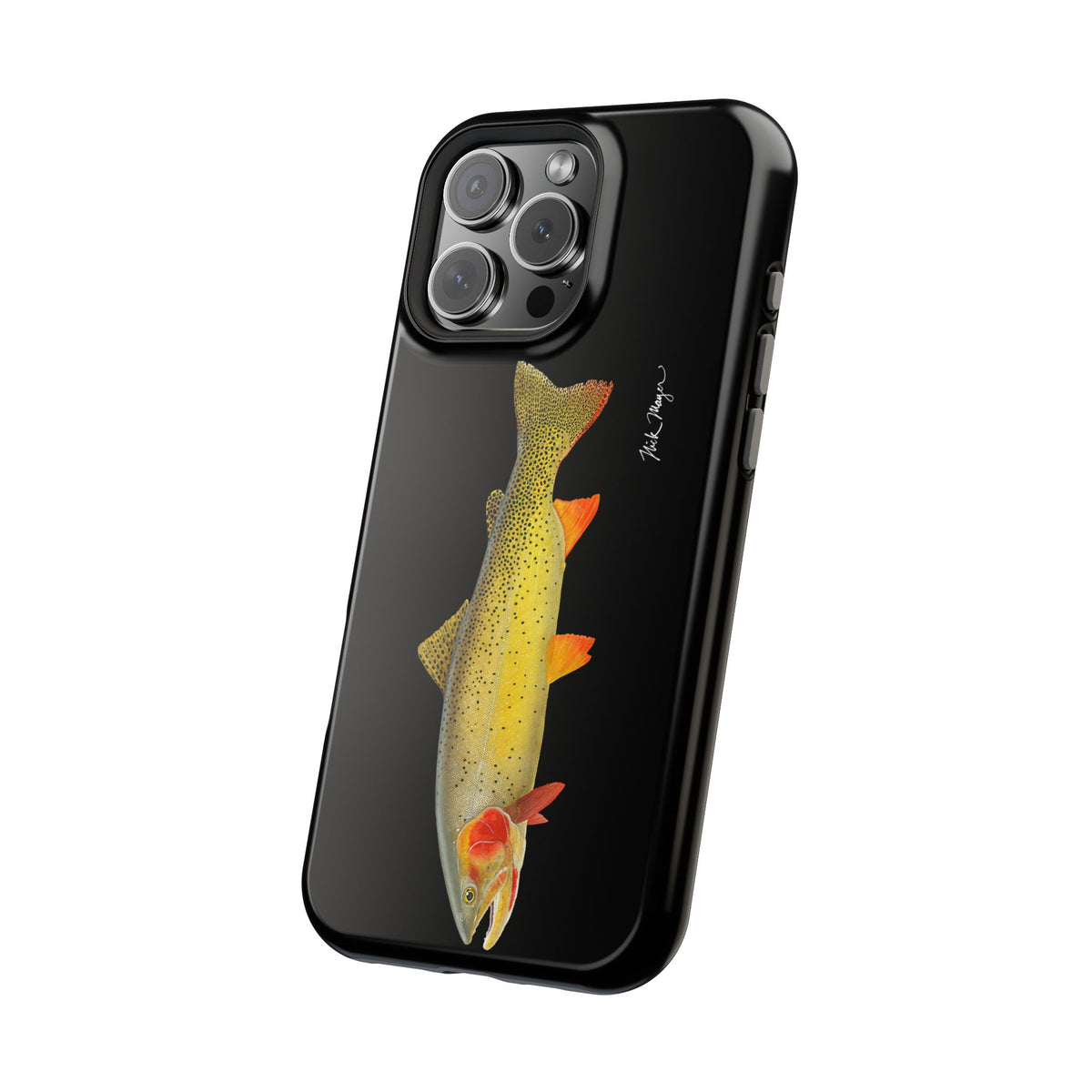 Cutthroat Trout 1 Black MagSafe iPhone Case Printify