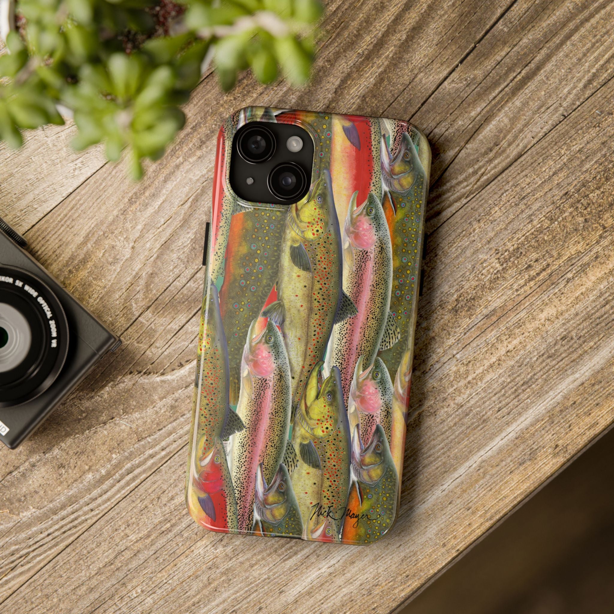 Trout Angler Phone Case (iPhone)