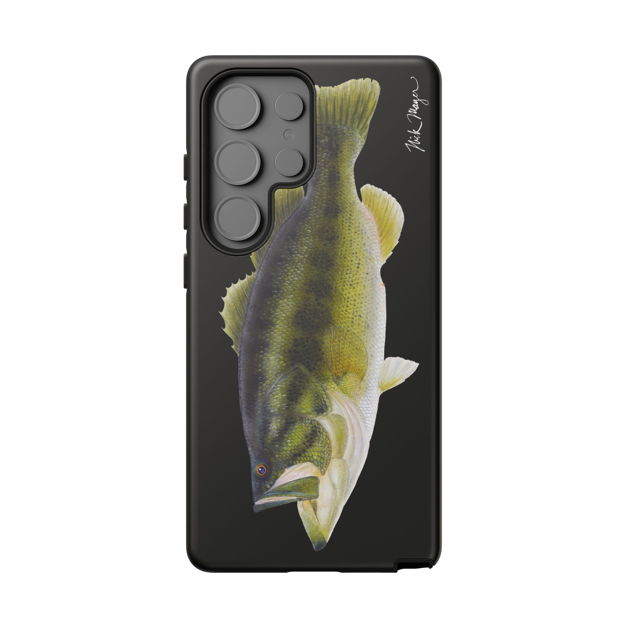 Largemouth Bass Black Phone Case (Samsung)