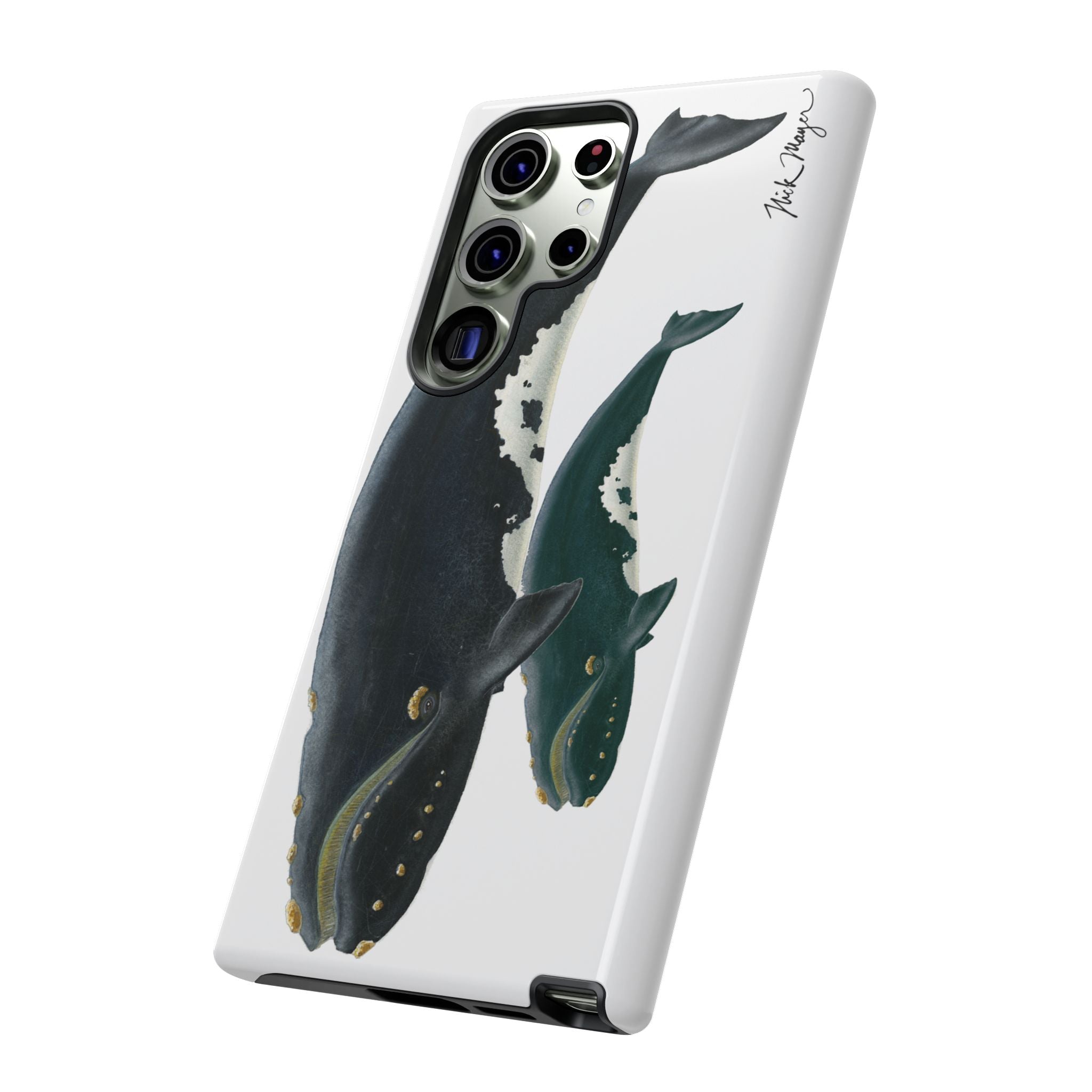 Mother & Calf Right Whale Phone Case (Samsung)