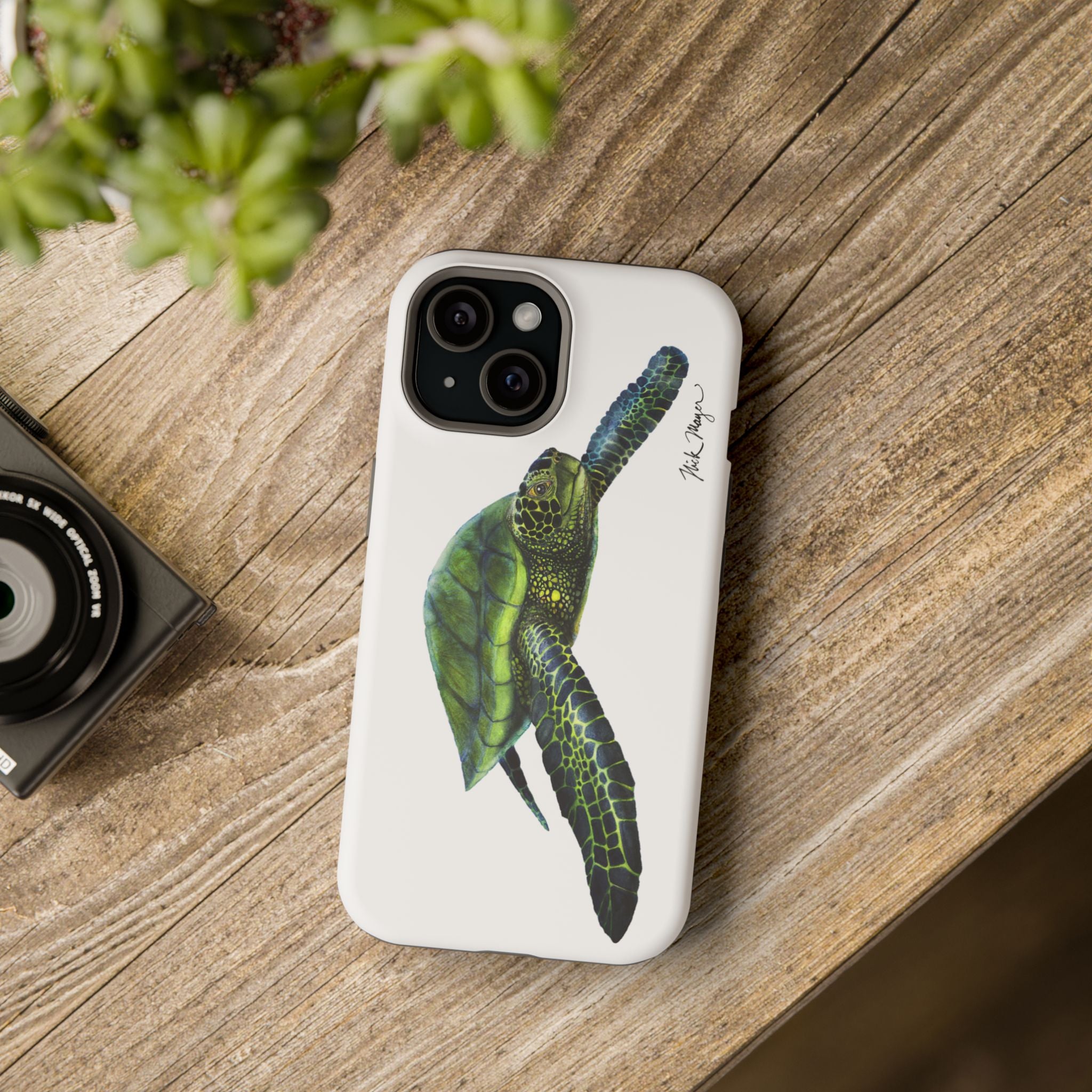 Green Sea Turtle MagSafe iPhone Case
