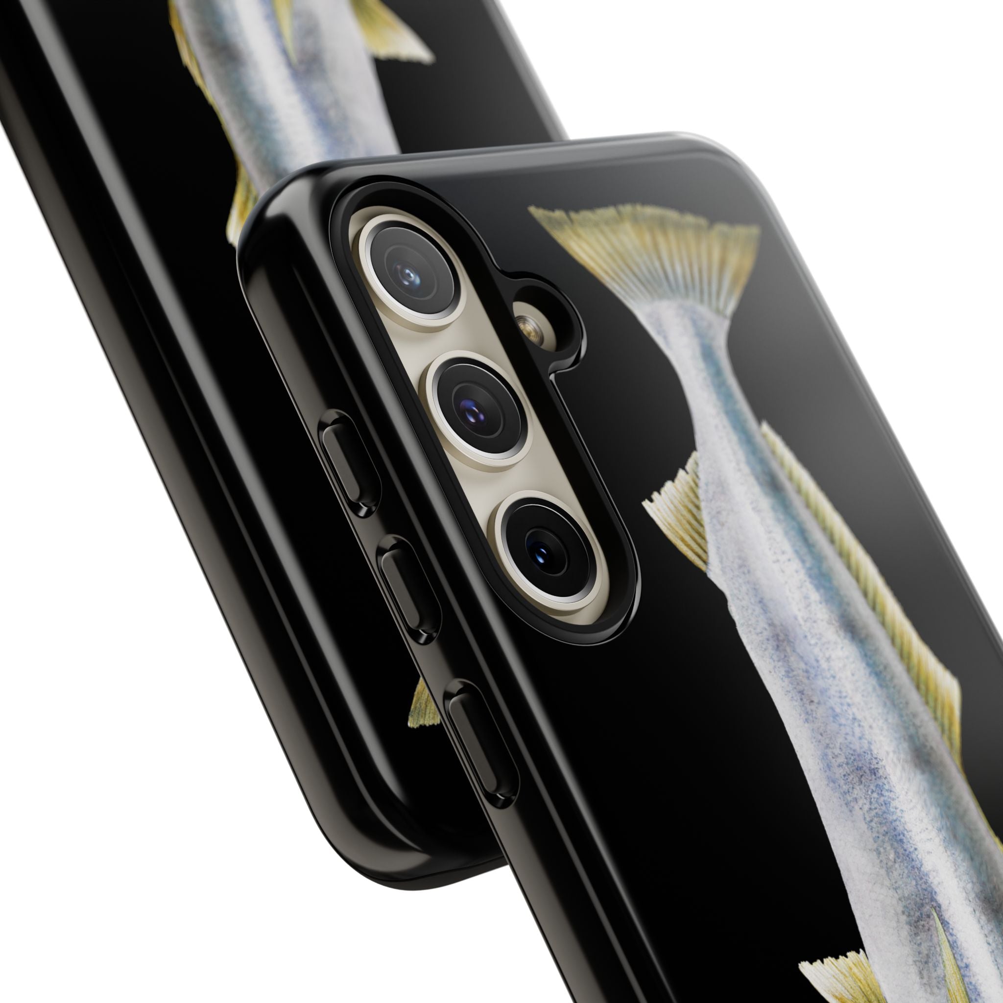 White Sea Bass Phone Case (Samsung) - black