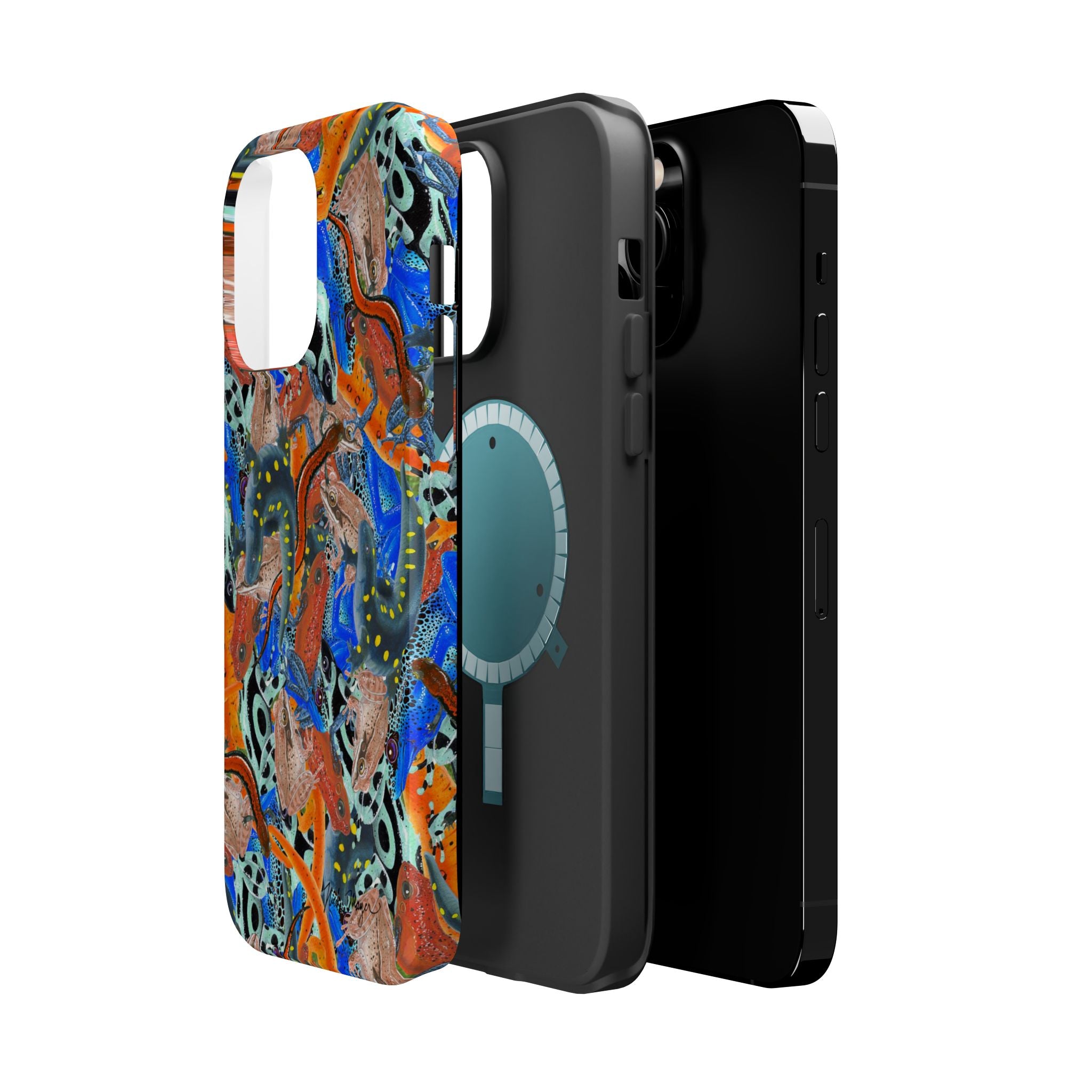 NEW Frogs and Salamanders MagSafe iPhone Case