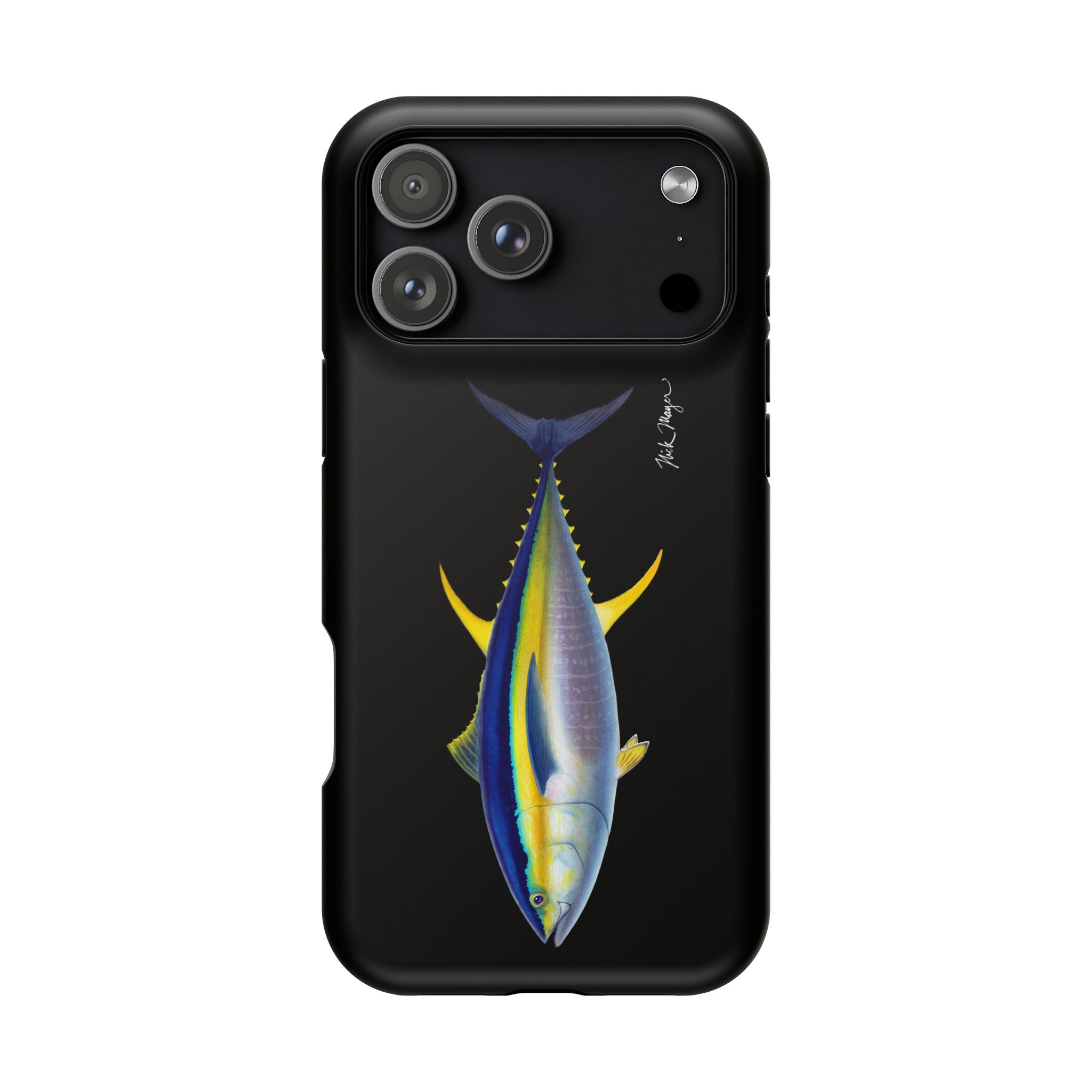 Yellowfin Tuna MagSafe Black iPhone Case