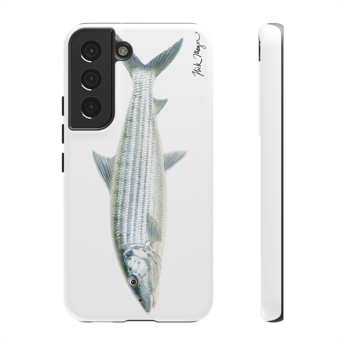 Bonefish White Phone Case (Samsung) Printify