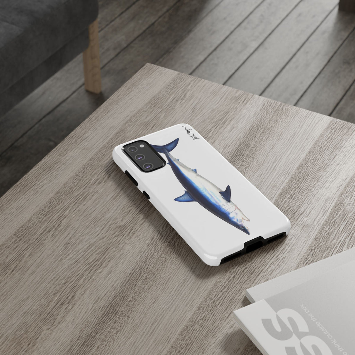 Mako Shark White Phone Case (Samsung) Printify