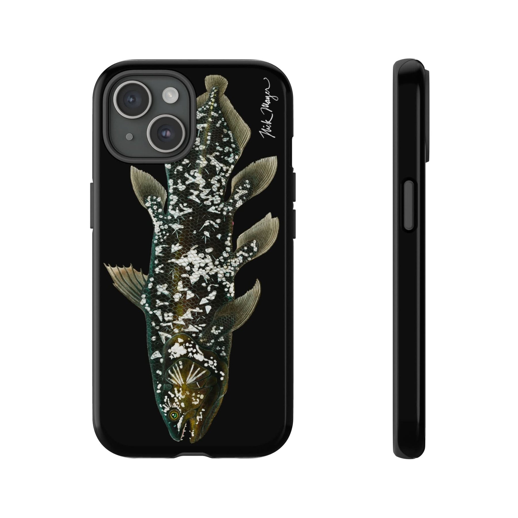 Coelacanth Black iPhone 15 Case