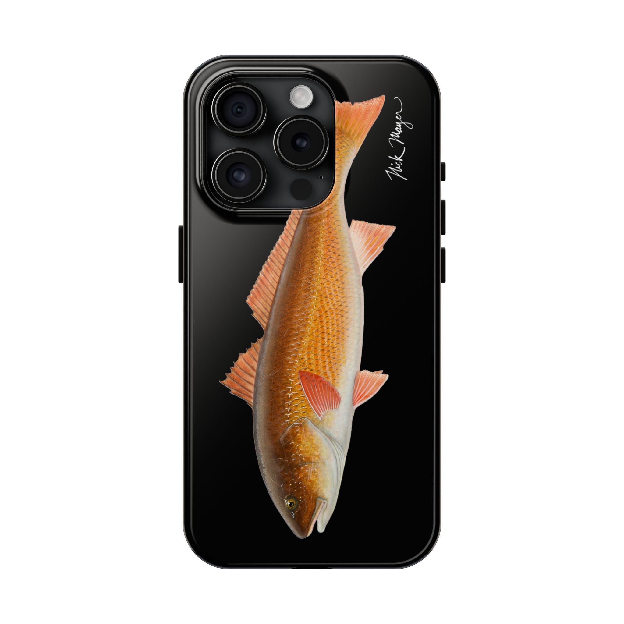 Redfish Black Phone Case (iPhone)