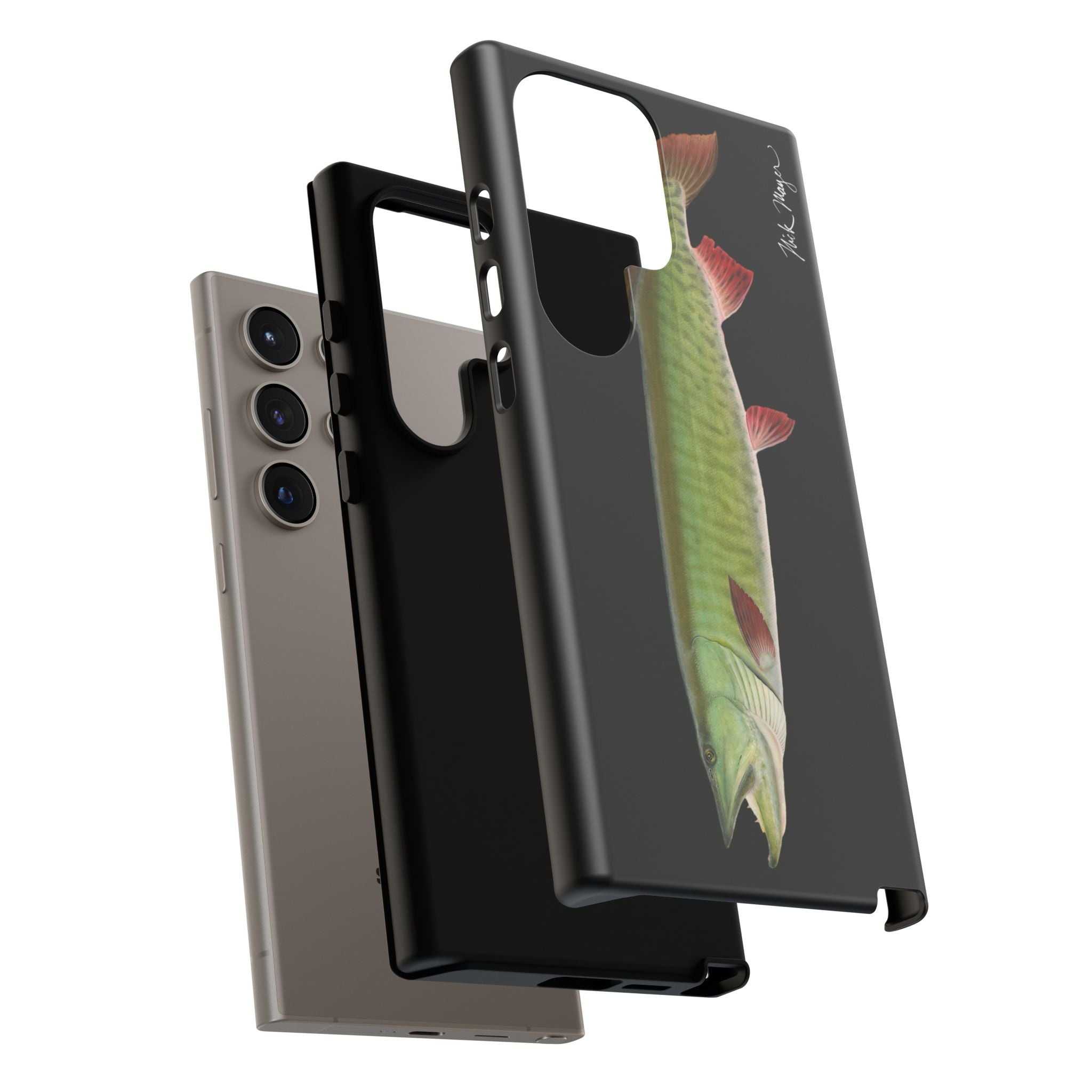 Trophy Muskie Black Phone Case (Samsung)