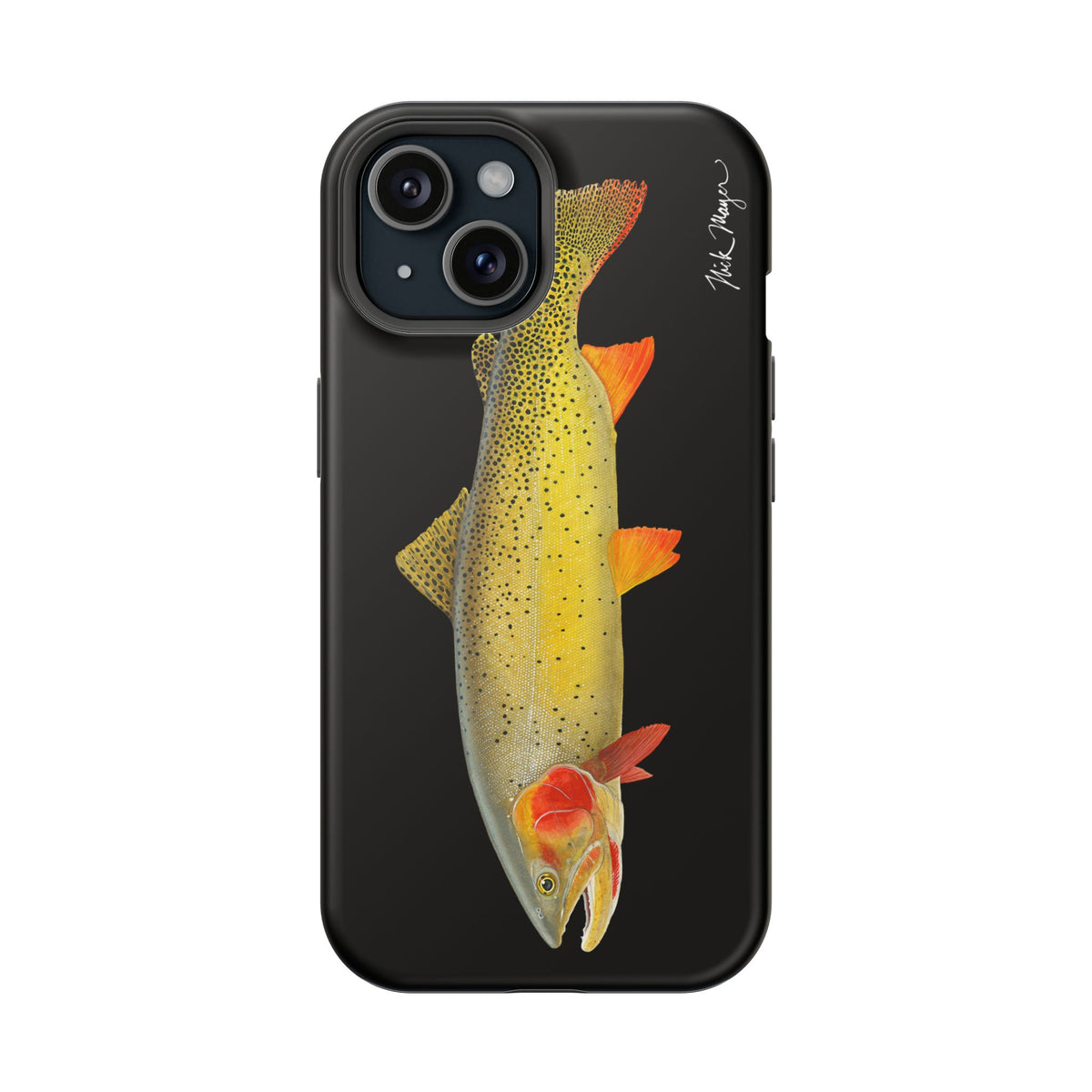 Cutthroat Trout 1 Black MagSafe iPhone Case Printify