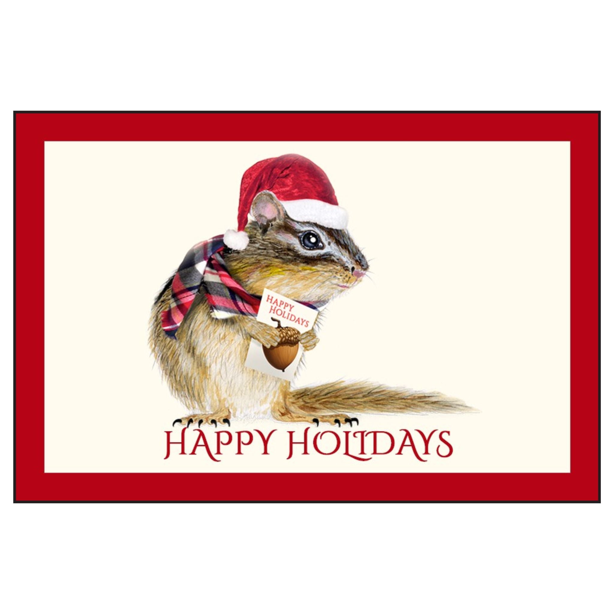 Holiday Chipmunk Natural Scented Soy Candle - 2 Sizes & 9 Fragrance Choices - NEW for Holiday 2025!