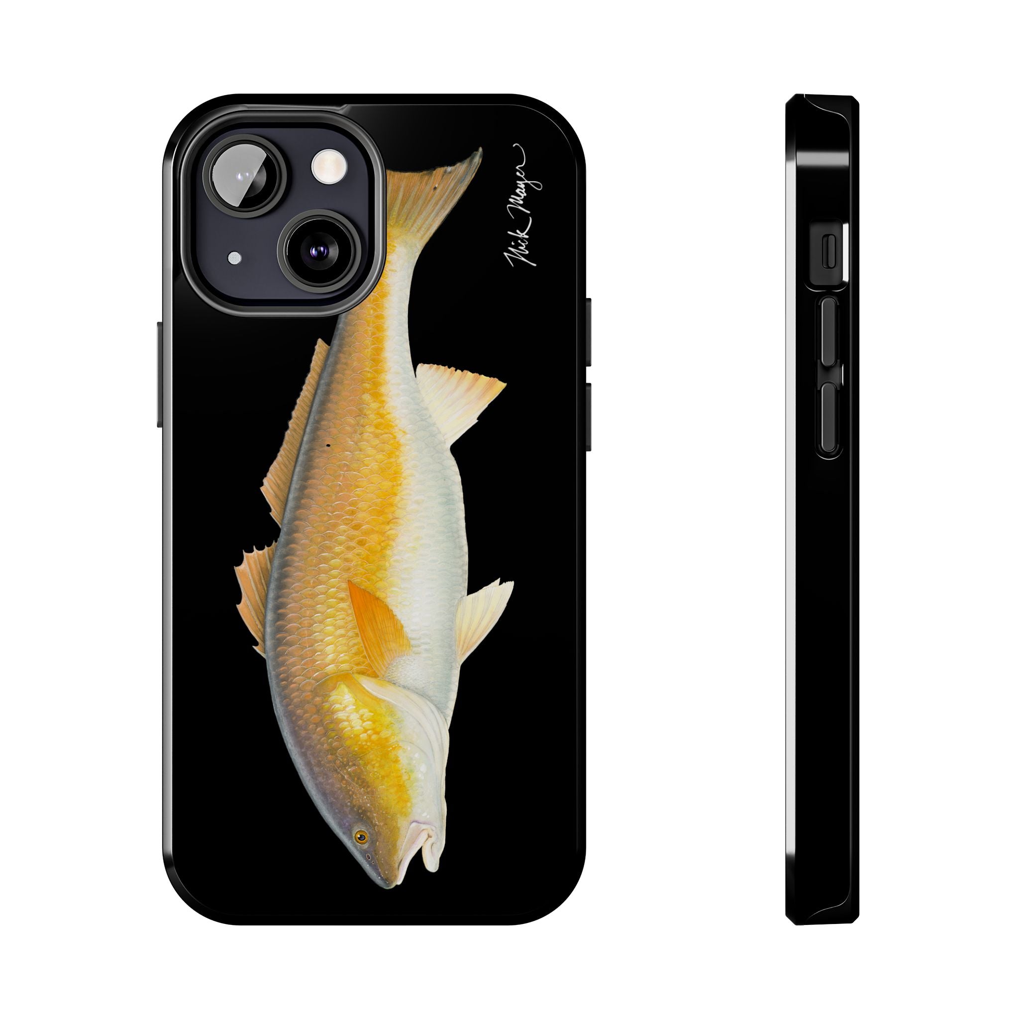 Bull Redfish Black Phone Case (iPhone)