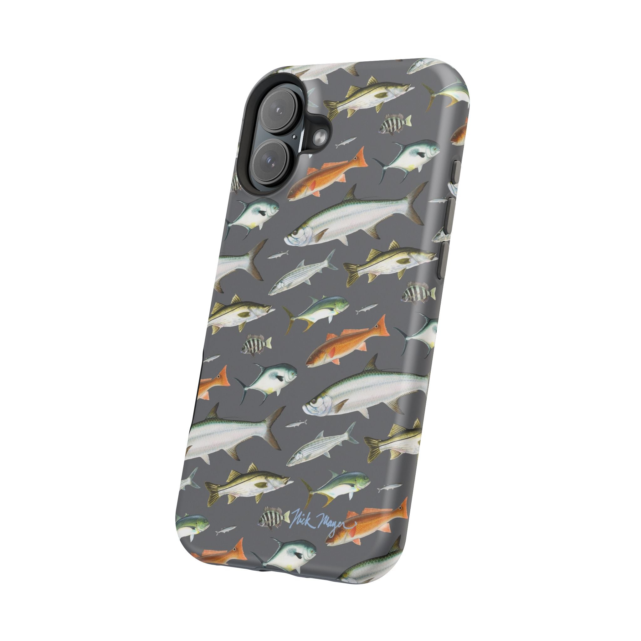 NEW Southern Fish Grey MagSafe iPhone Case