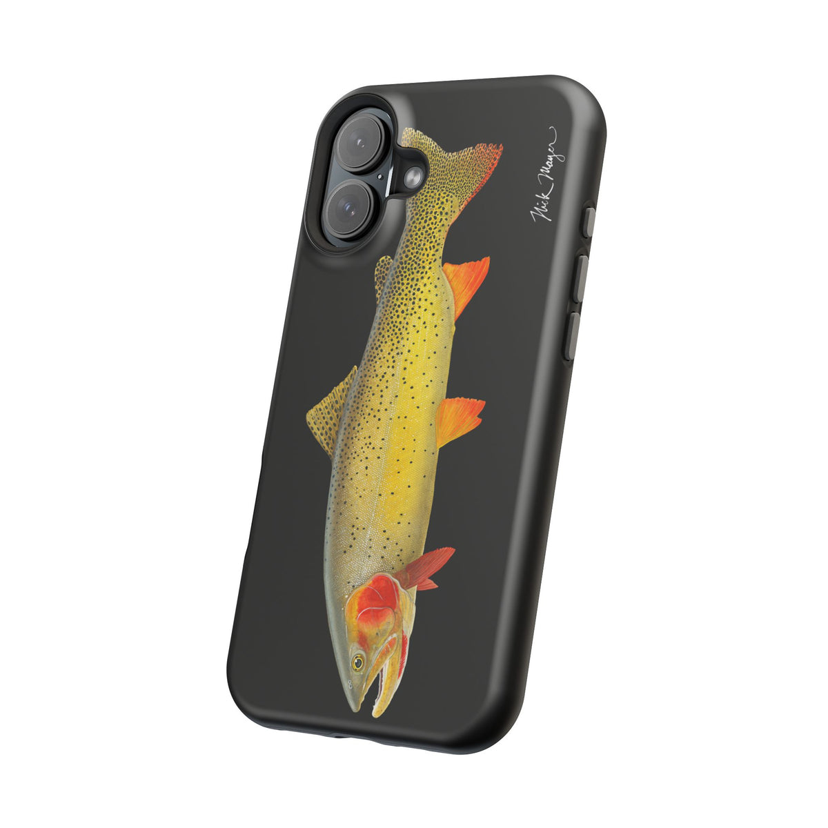 Cutthroat Trout 1 Black MagSafe iPhone Case Printify